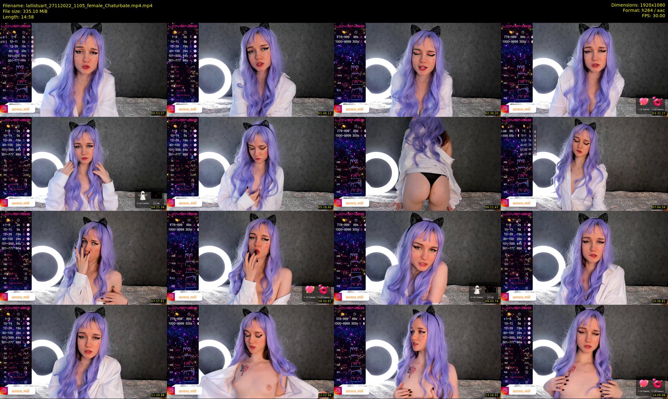 lallistuart — 15 minute Chaturbate female cam show recording, 1080p, Nov 27, 2022
