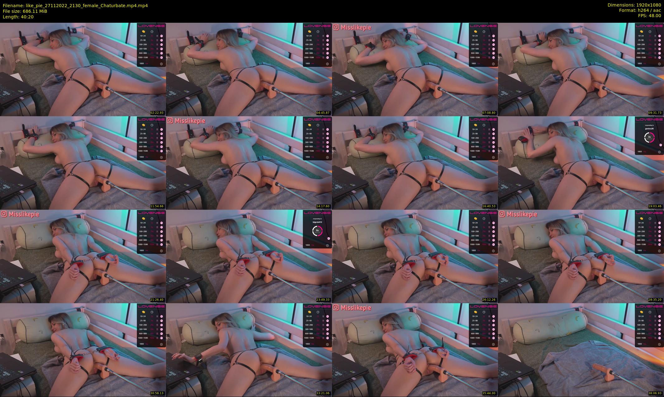 like_pie — 41 minute Chaturbate couple cam show recording, 1080p, Nov 27, 2022