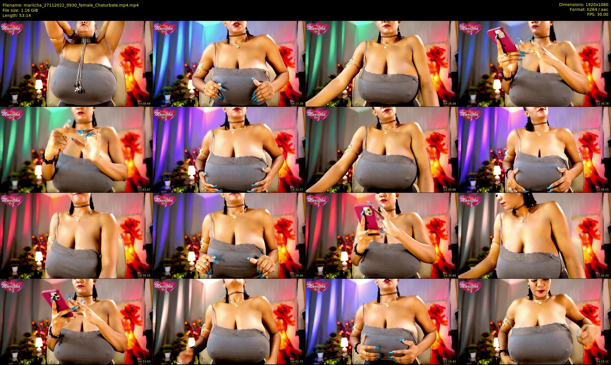 mariicha — 54 minute Chaturbate female cam show recording, 1080p, Nov 27, 2022