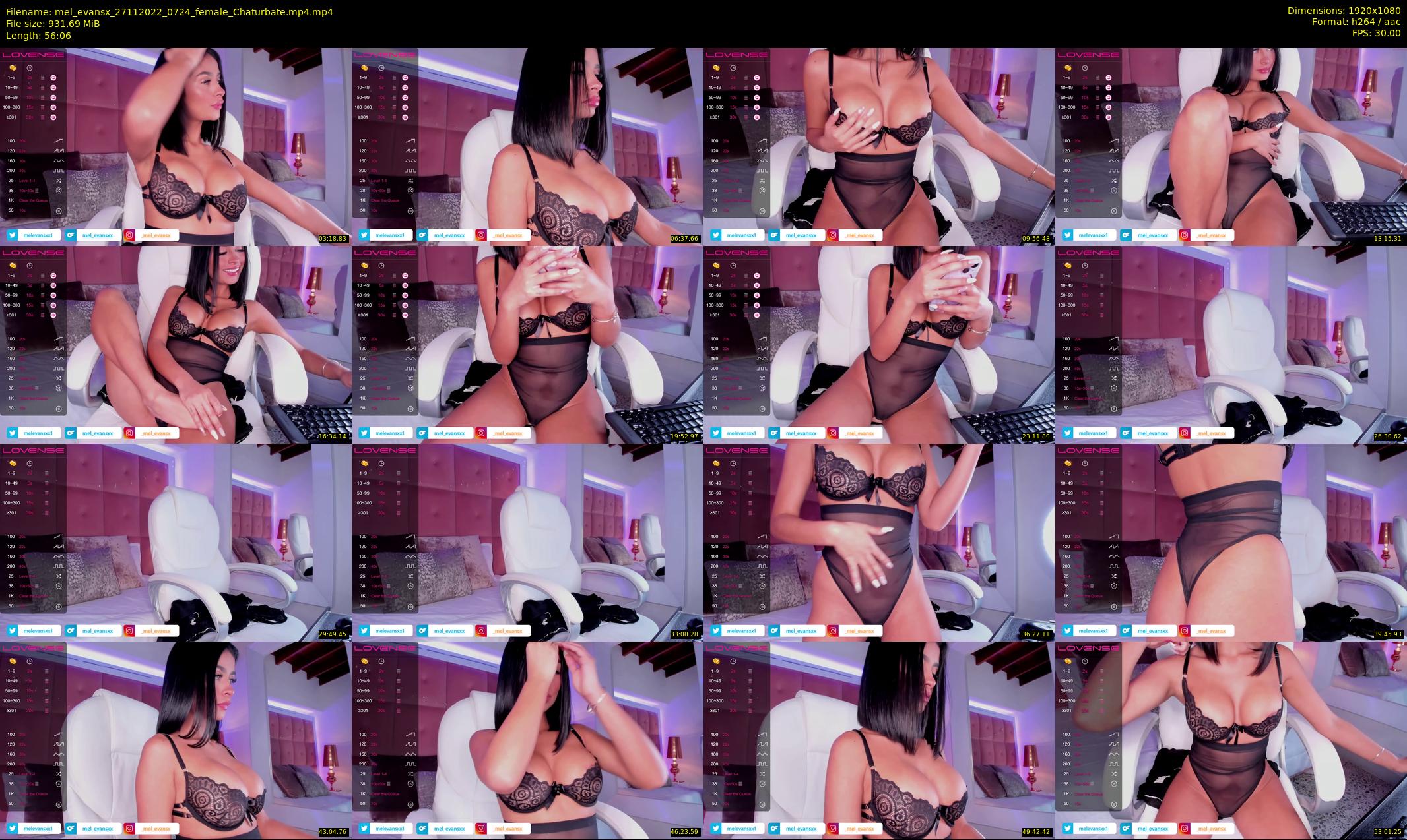 mel_evansx — 57 minute Chaturbate female cam show recording, 1080p, Nov 27, 2022