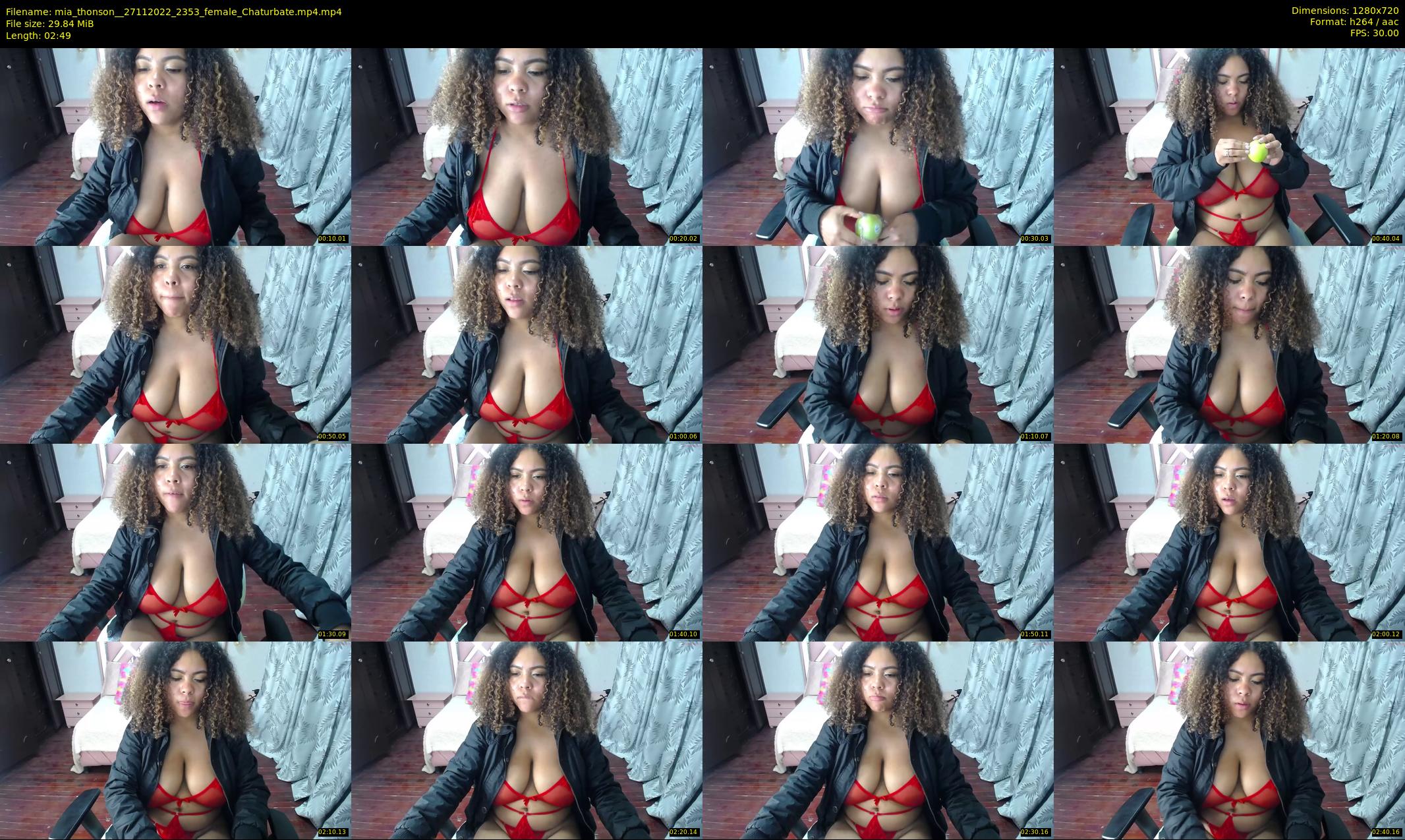 mia_thonson_ — 3 minute Chaturbate female cam show recording, 720p, Nov 27, 2022