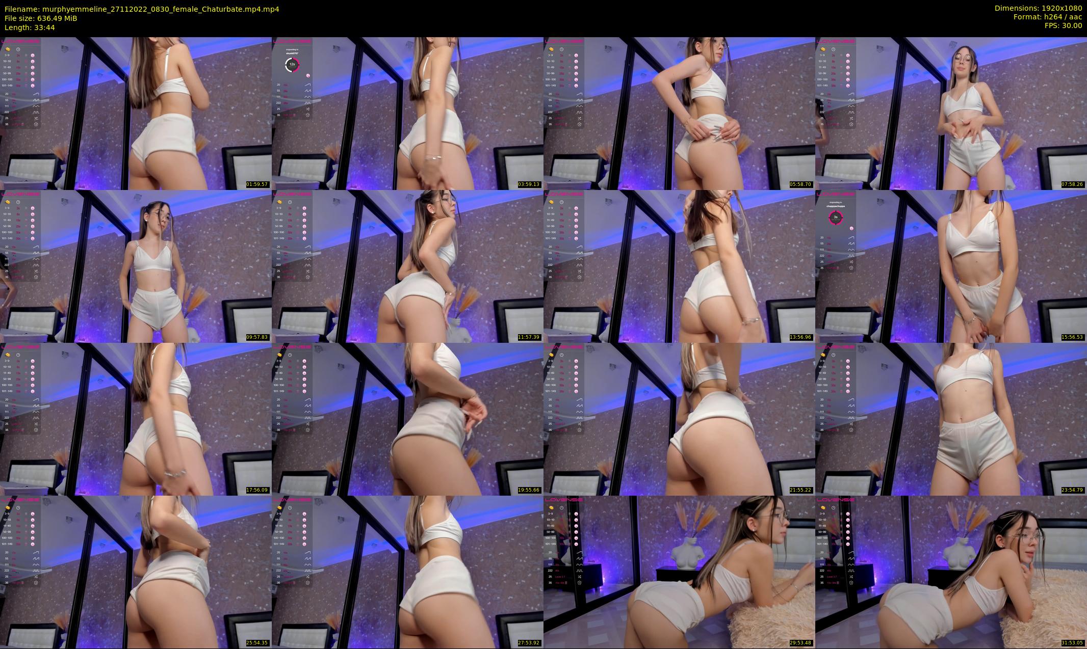 murphyemmeline — 34 minute Chaturbate female cam show recording, 1080p, Nov 27, 2022