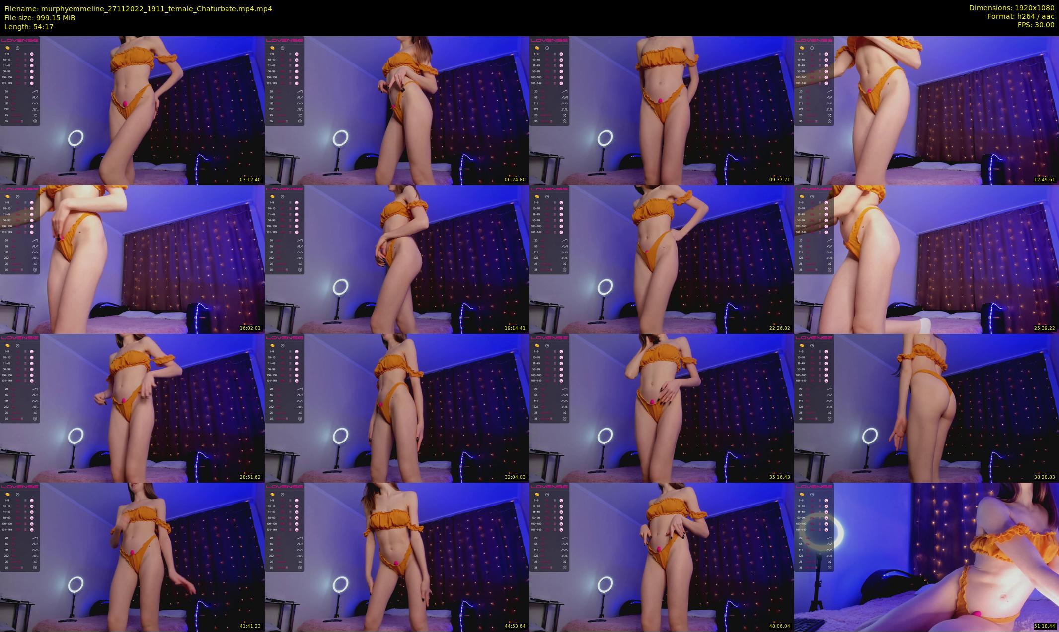 murphyemmeline — 55 minute Chaturbate female cam show recording, 1080p, Nov 27, 2022