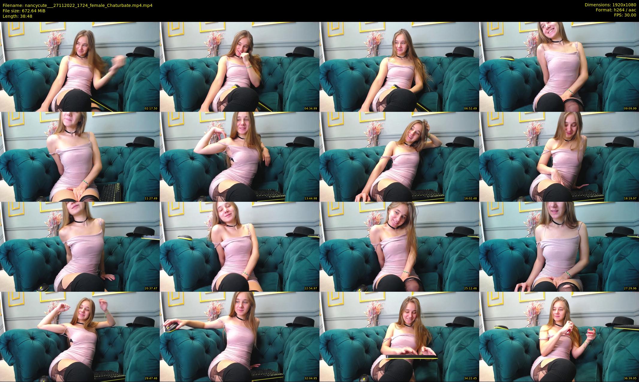 nancycute__ — 39 minute Chaturbate female cam show recording, 1080p, Nov 27, 2022