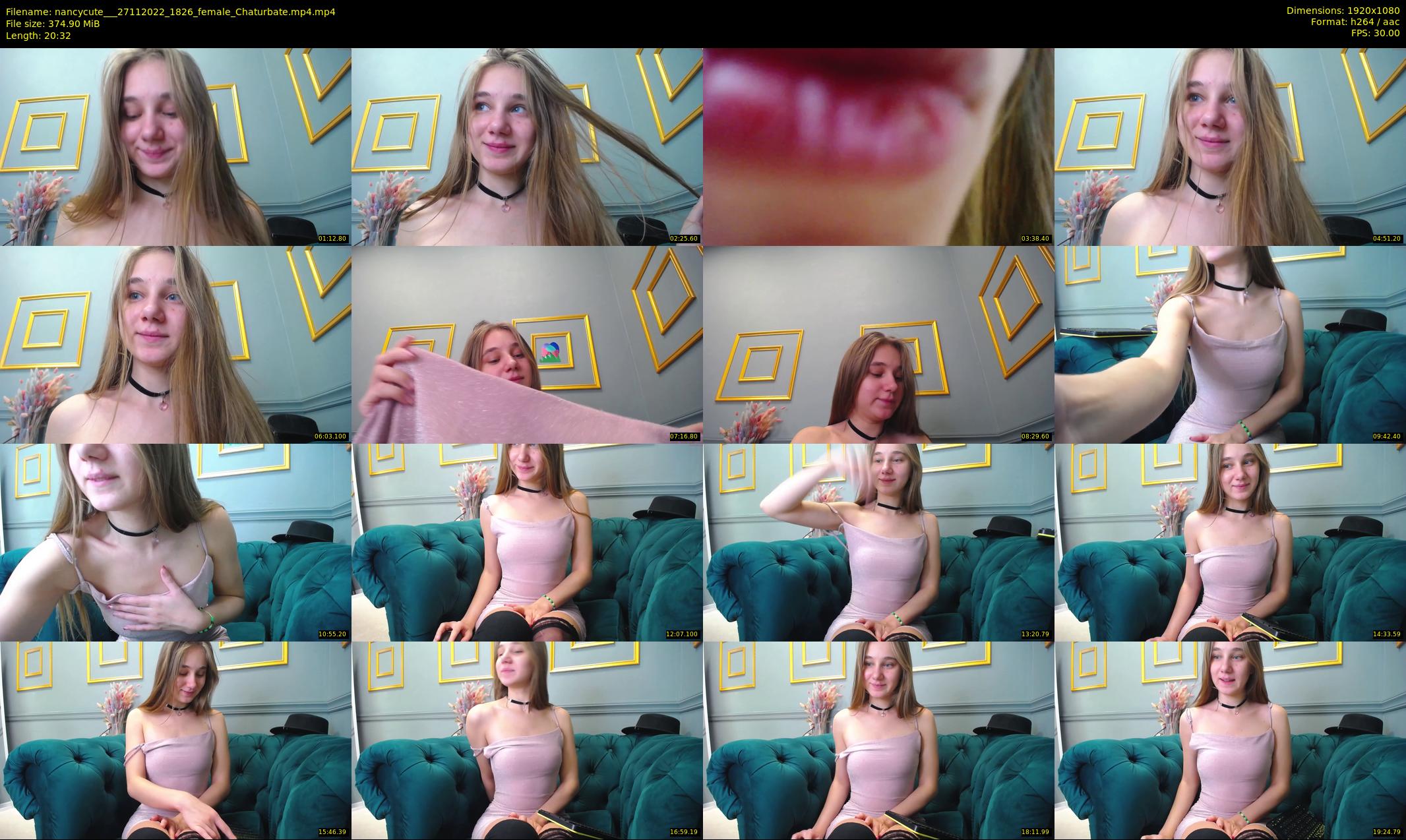 nancycute__ — 21 minute Chaturbate female cam show recording, 1080p, Nov 27, 2022