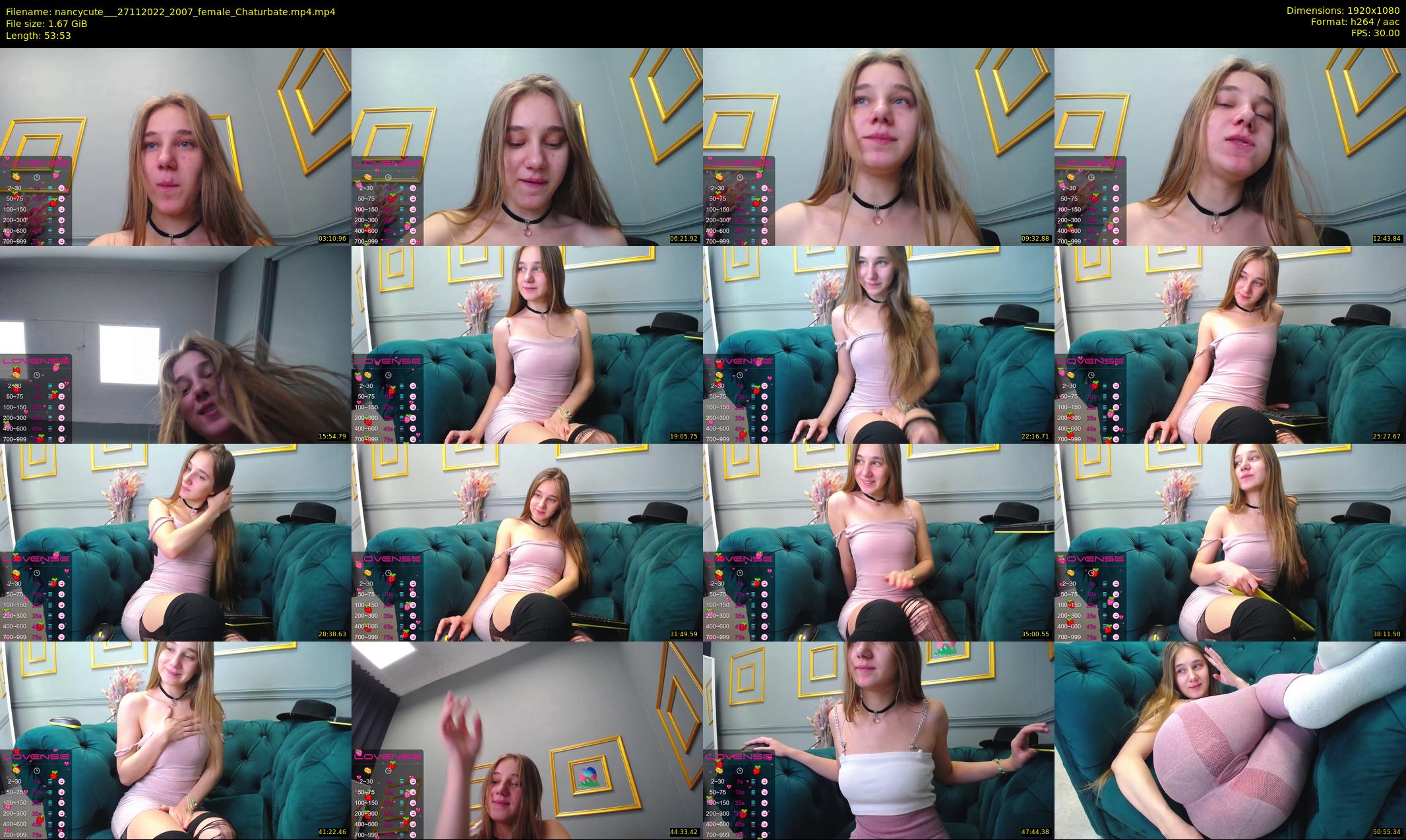 nancycute__ — 54 minute Chaturbate female cam show recording, 1080p, Nov 27, 2022