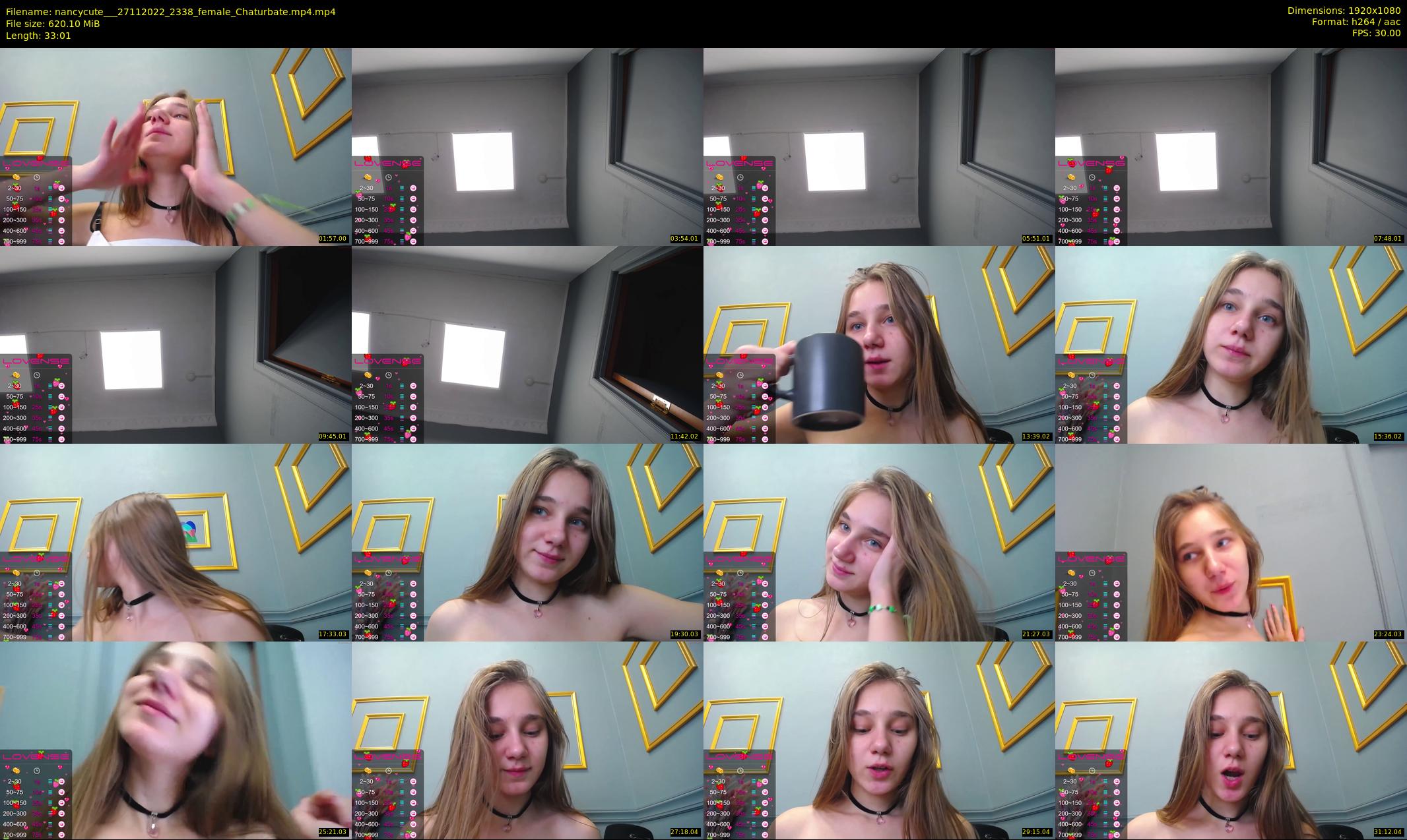 nancycute__ — 34 minute Chaturbate female cam show recording, 1080p, Nov 27, 2022