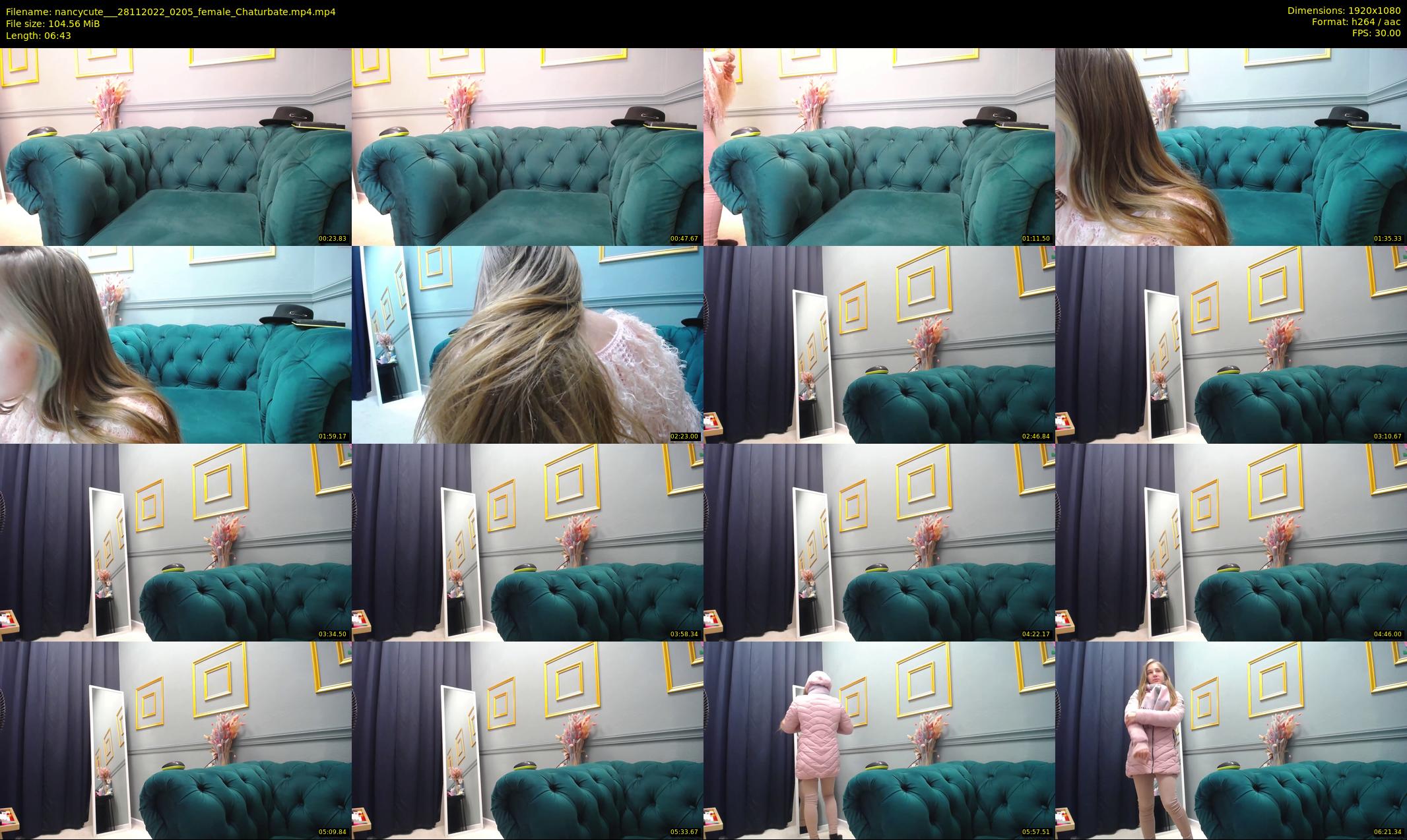 nancycute__ — 7 minute Chaturbate female cam show recording, 1080p, Nov 28, 2022