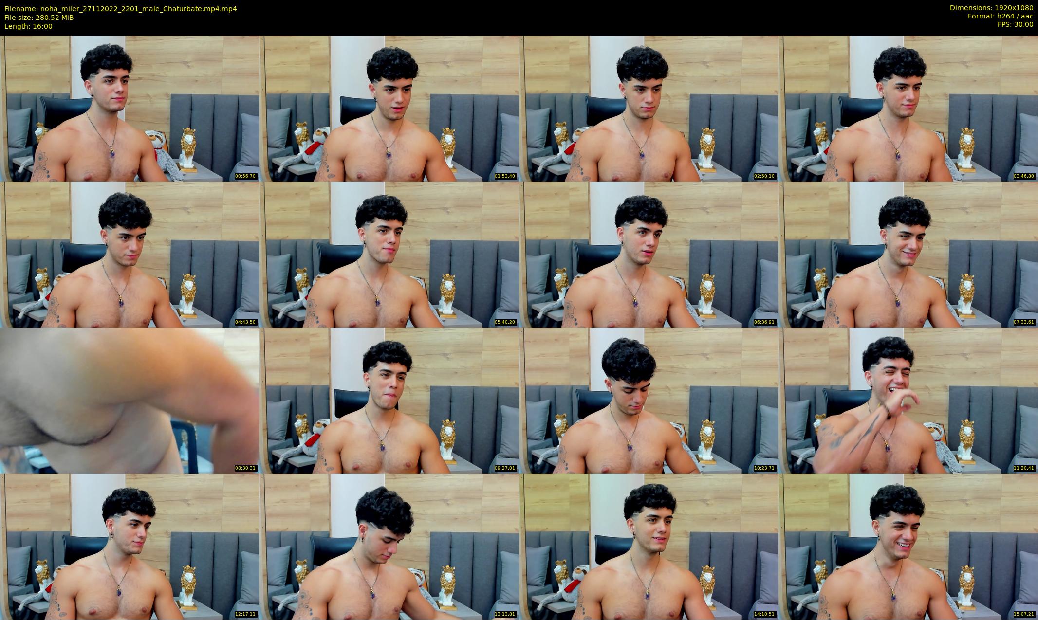 noha_miler — 16 minute Chaturbate male cam show recording, 1080p, Nov 27, 2022