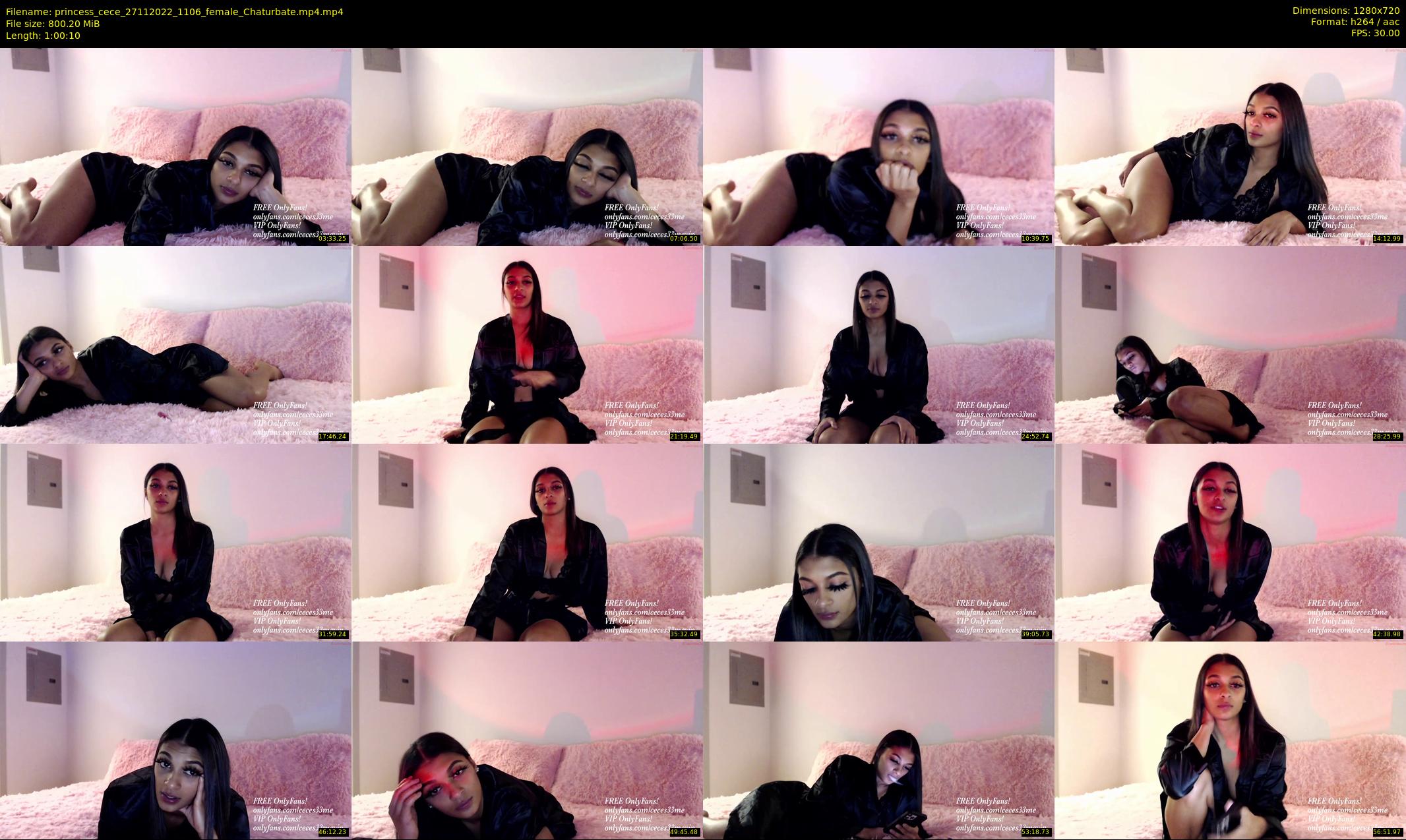 princess_cece — 61 minute Chaturbate female cam show recording, 720p, Nov 27, 2022