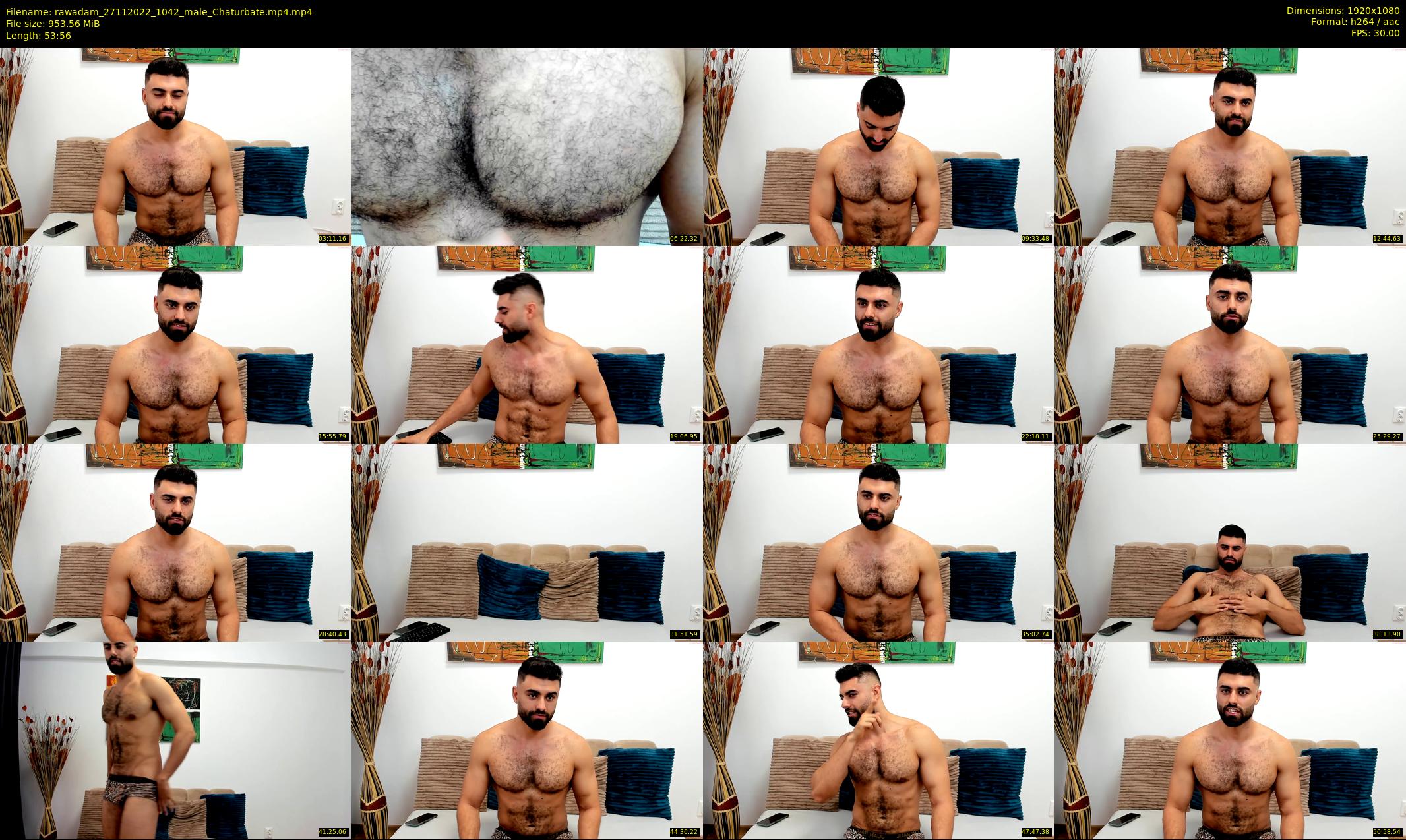 rawadam — 54 minute Chaturbate male cam show recording, 1080p, Nov 27, 2022