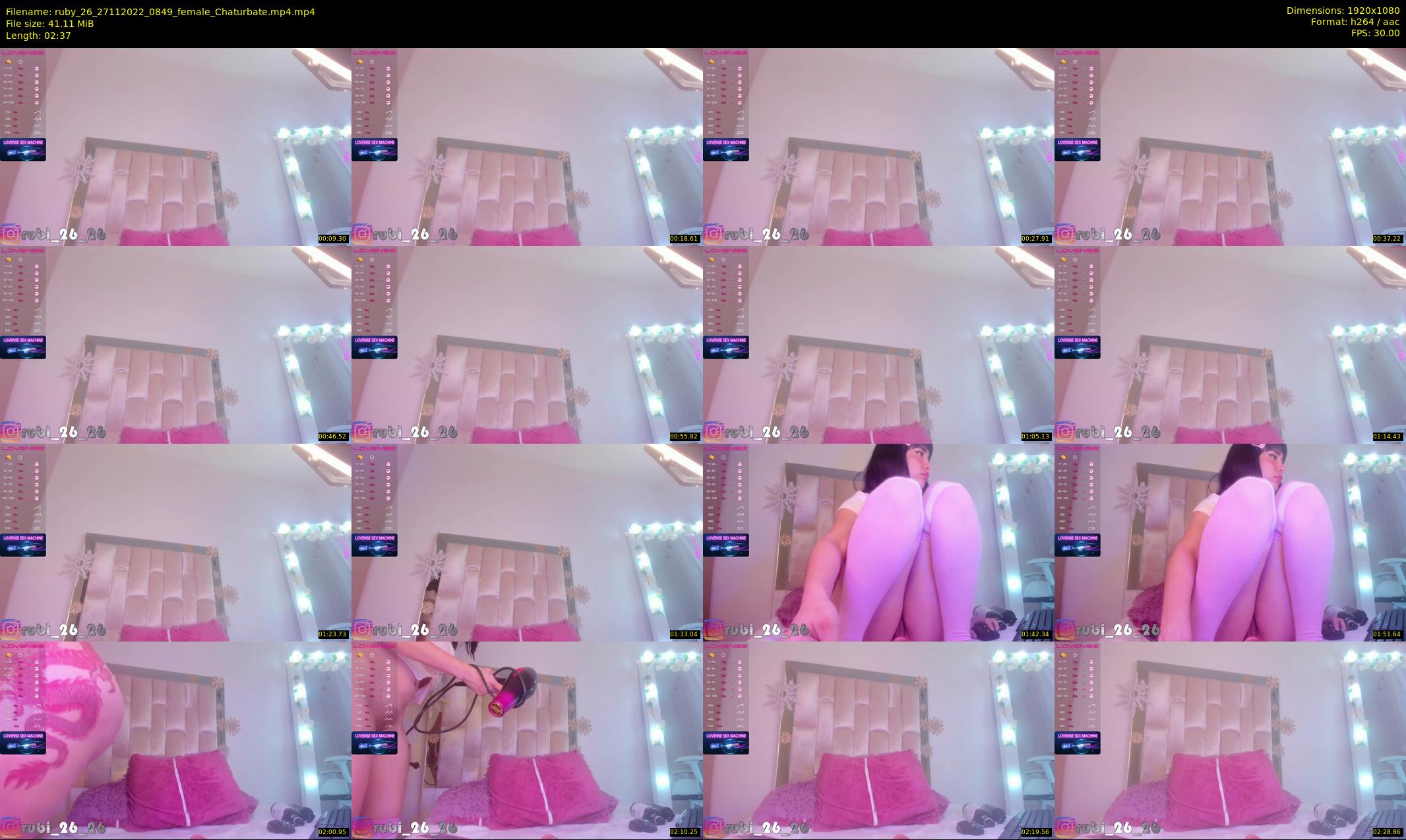 ruby_26 — 3 minute Chaturbate female cam show recording, 1080p, Nov 27, 2022