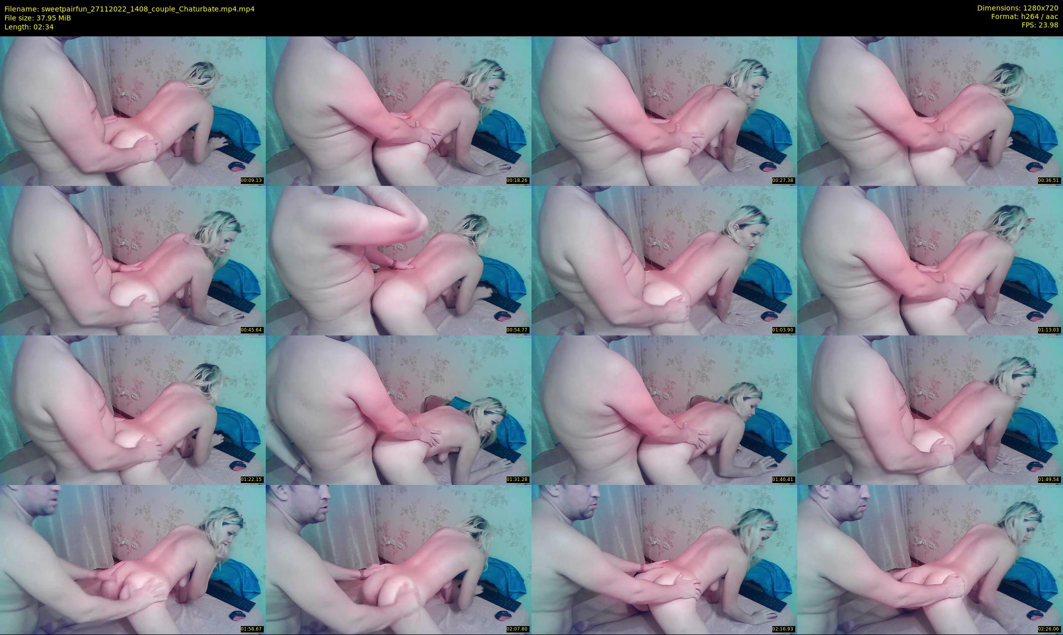 sweetpairfun — 3 minute Chaturbate couple cam show recording, 720p, Nov 27, 2022