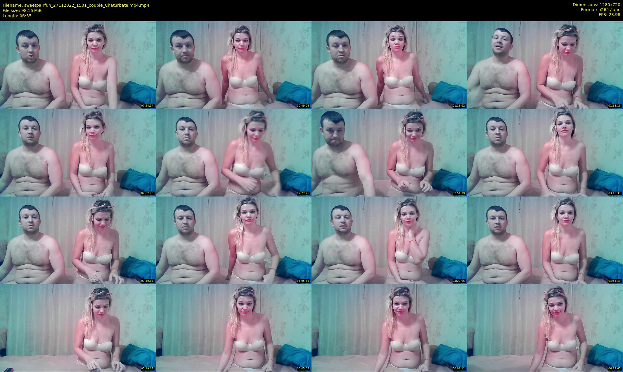 sweetpairfun — 7 minute Chaturbate couple cam show recording, 720p, Nov 27, 2022