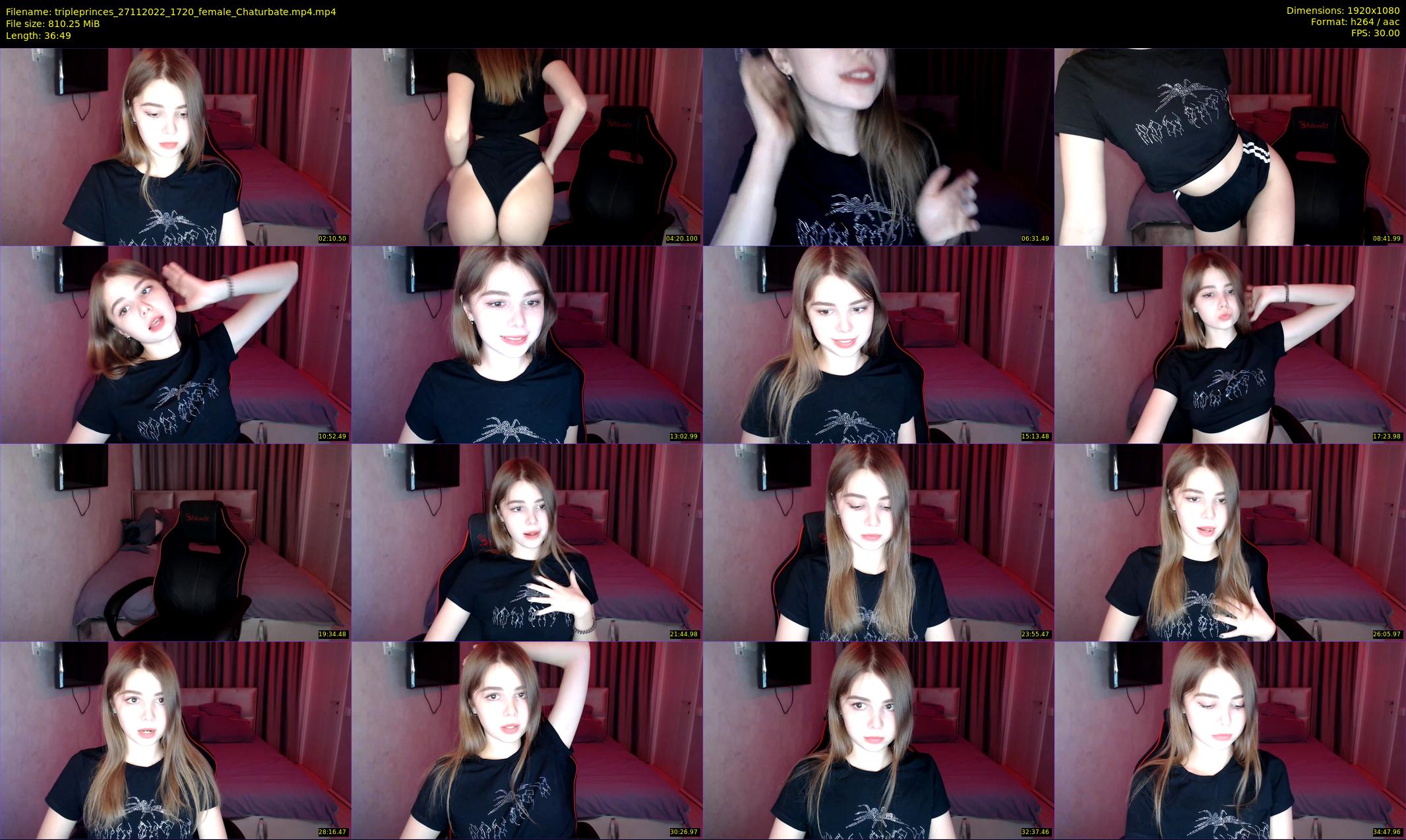 tripleprinces — 37 minute Chaturbate female cam show recording, 1080p, Nov 27, 2022