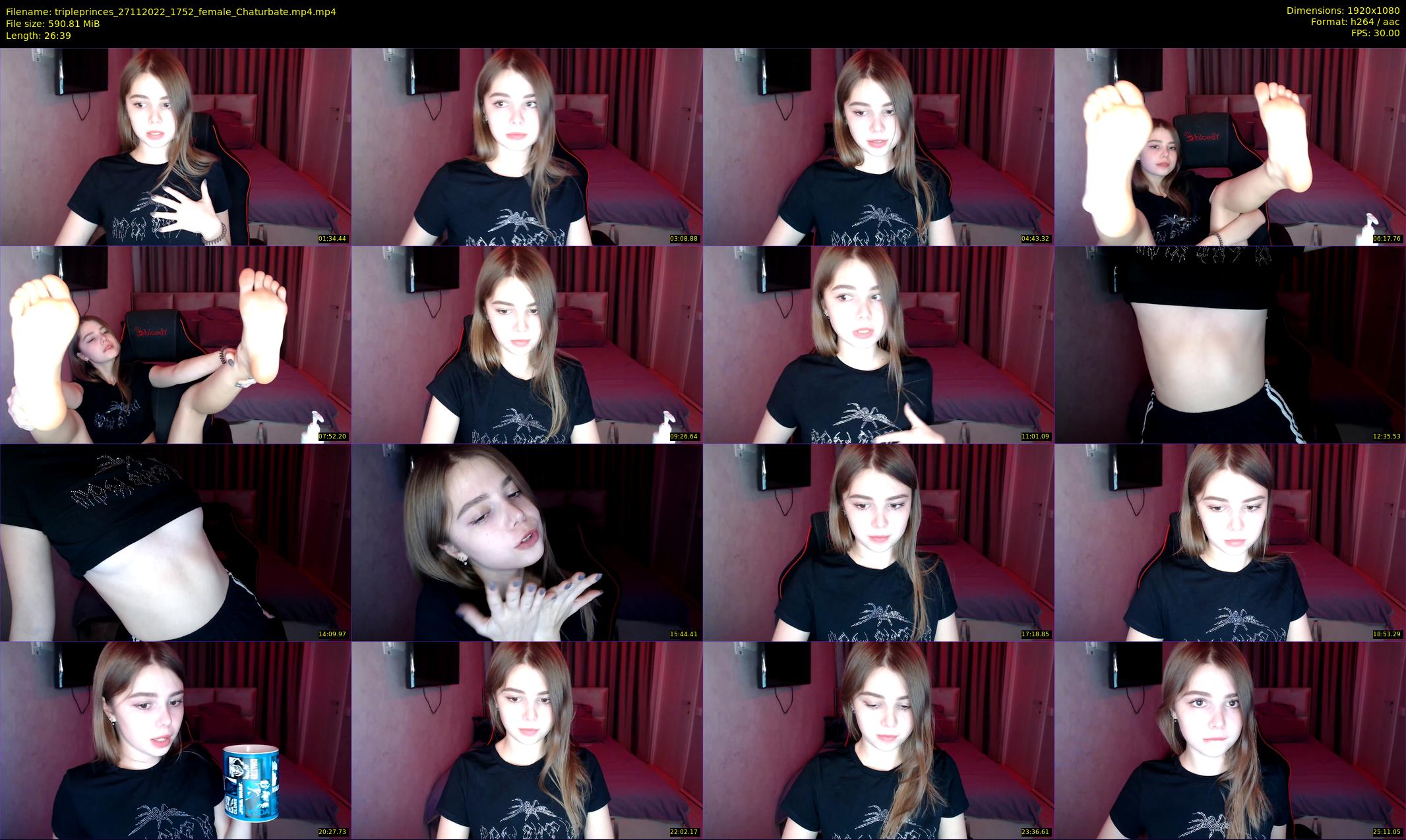 tripleprinces — 27 minute Chaturbate female cam show recording, 1080p, Nov 27, 2022