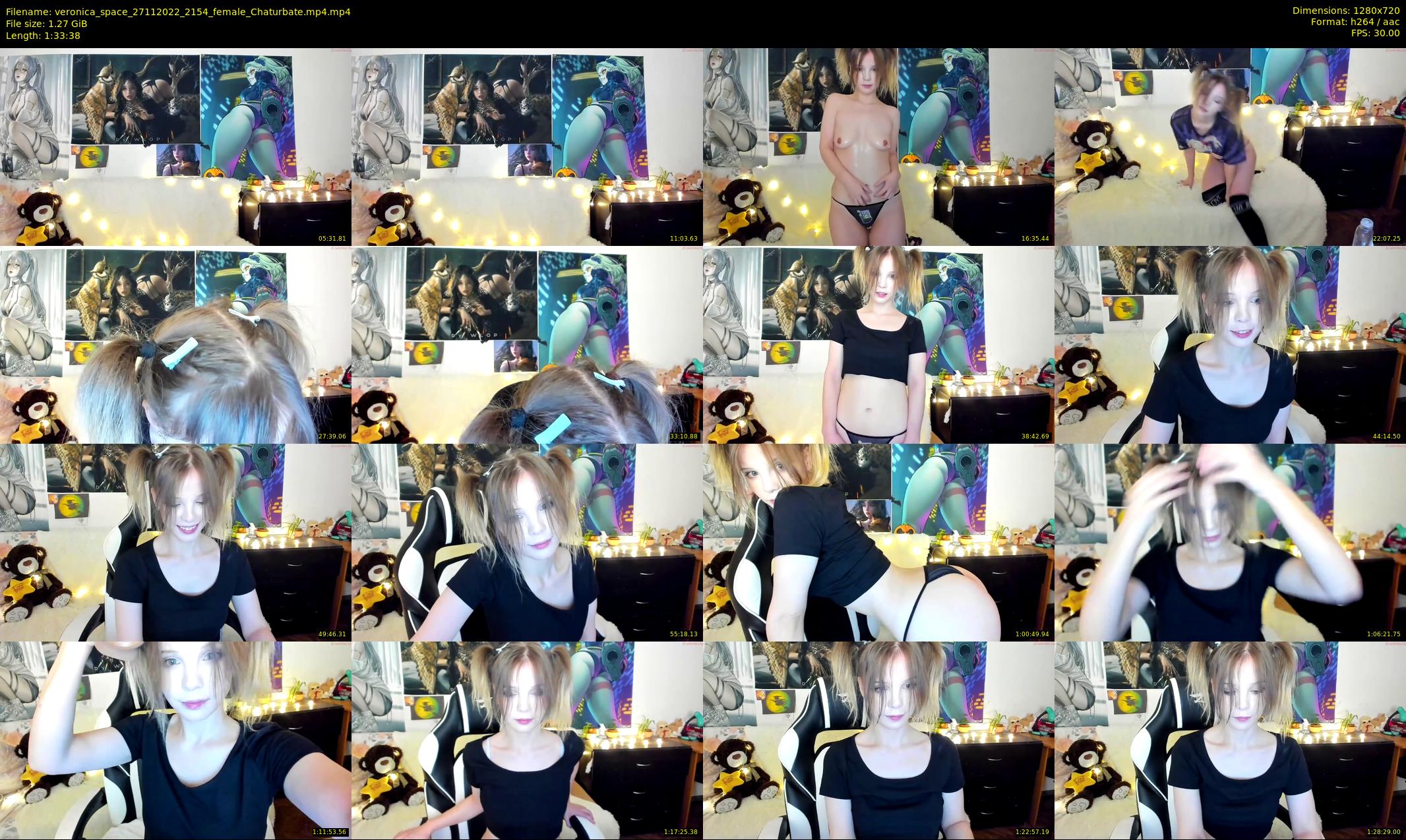 veronica_space — 94 minute Chaturbate female cam show recording, 720p, Nov 27, 2022