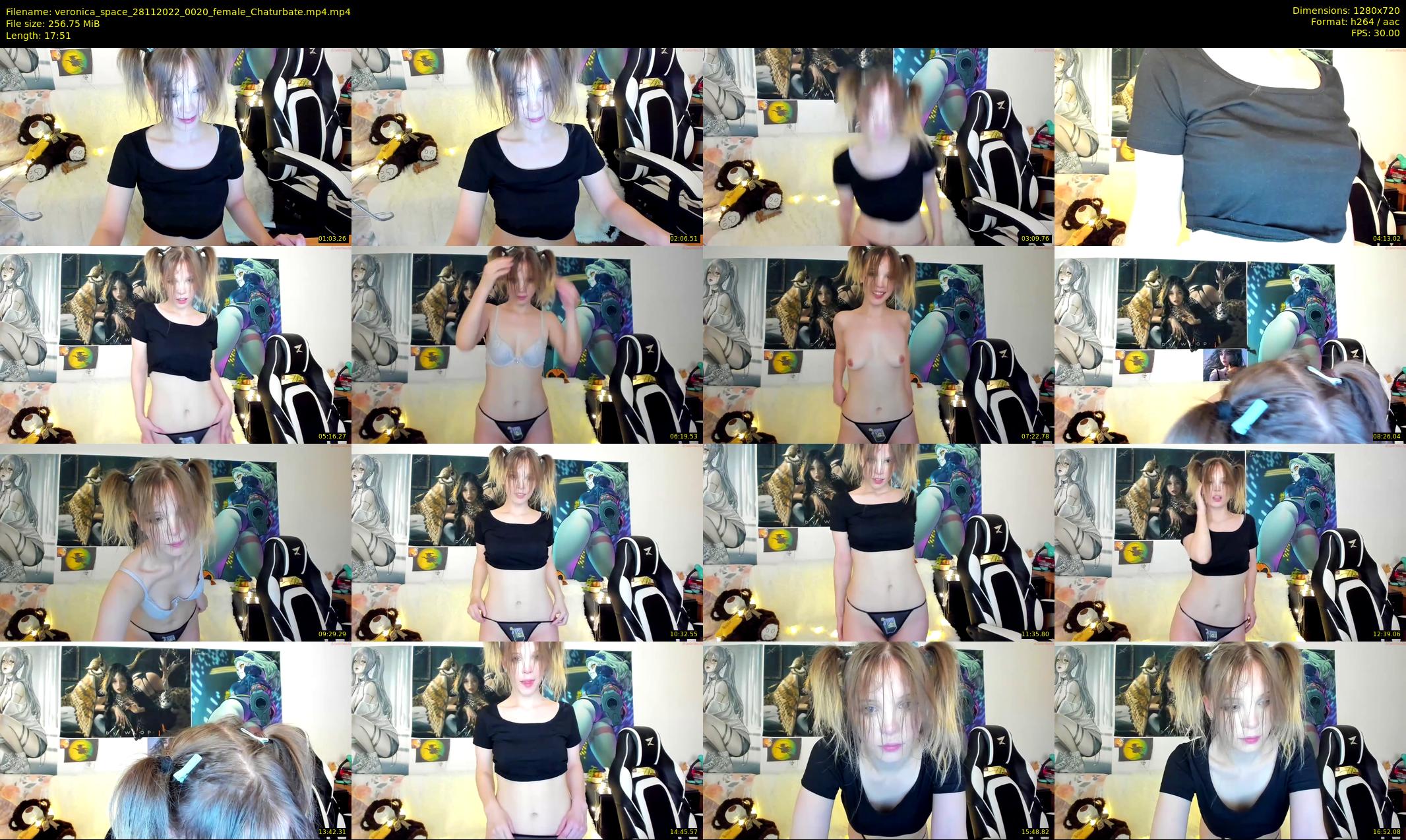 veronica_space — 18 minute Chaturbate female cam show recording, 720p, Nov 28, 2022
