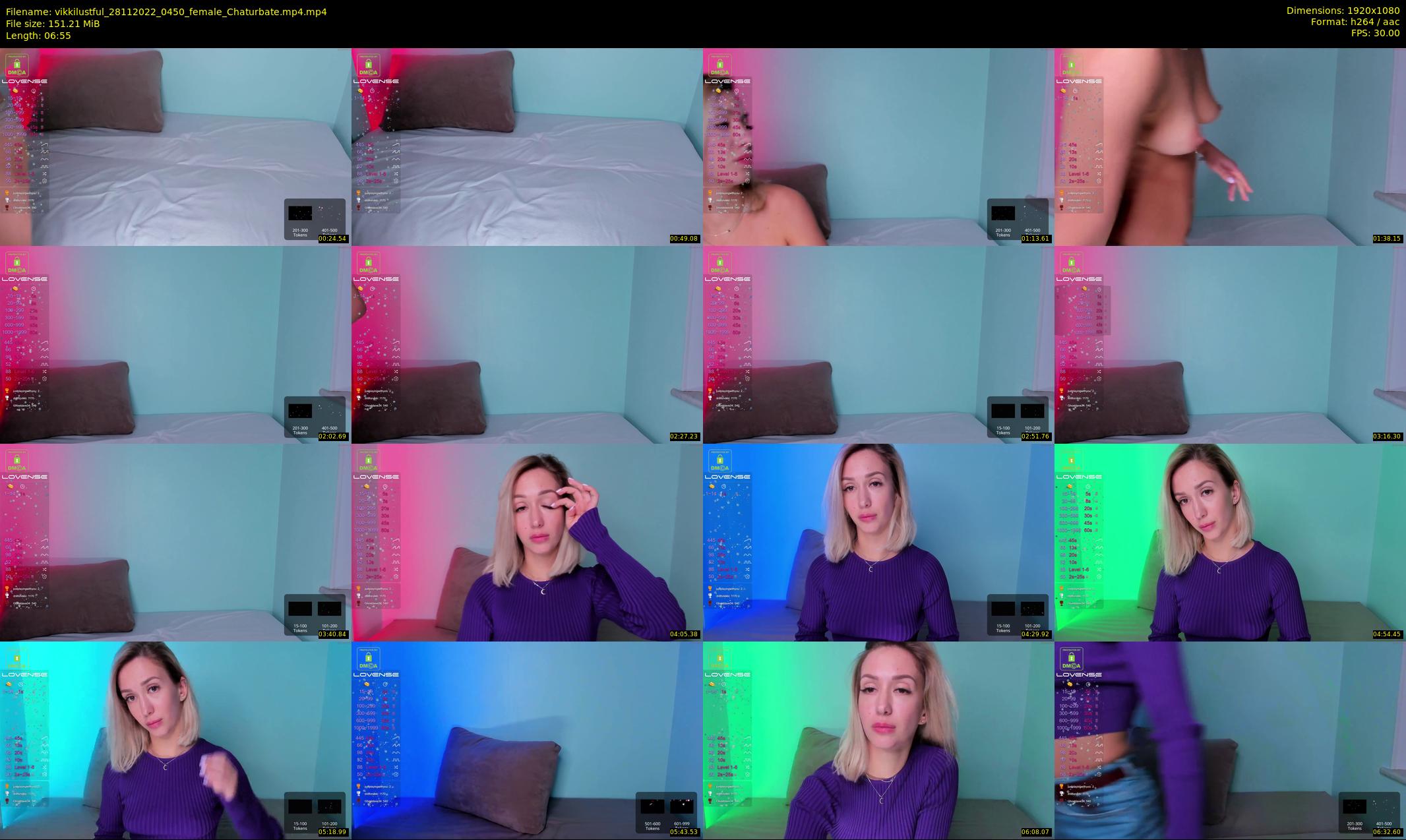 vikkilustful — 7 minute Chaturbate female cam show recording, 1080p, Nov 28, 2022