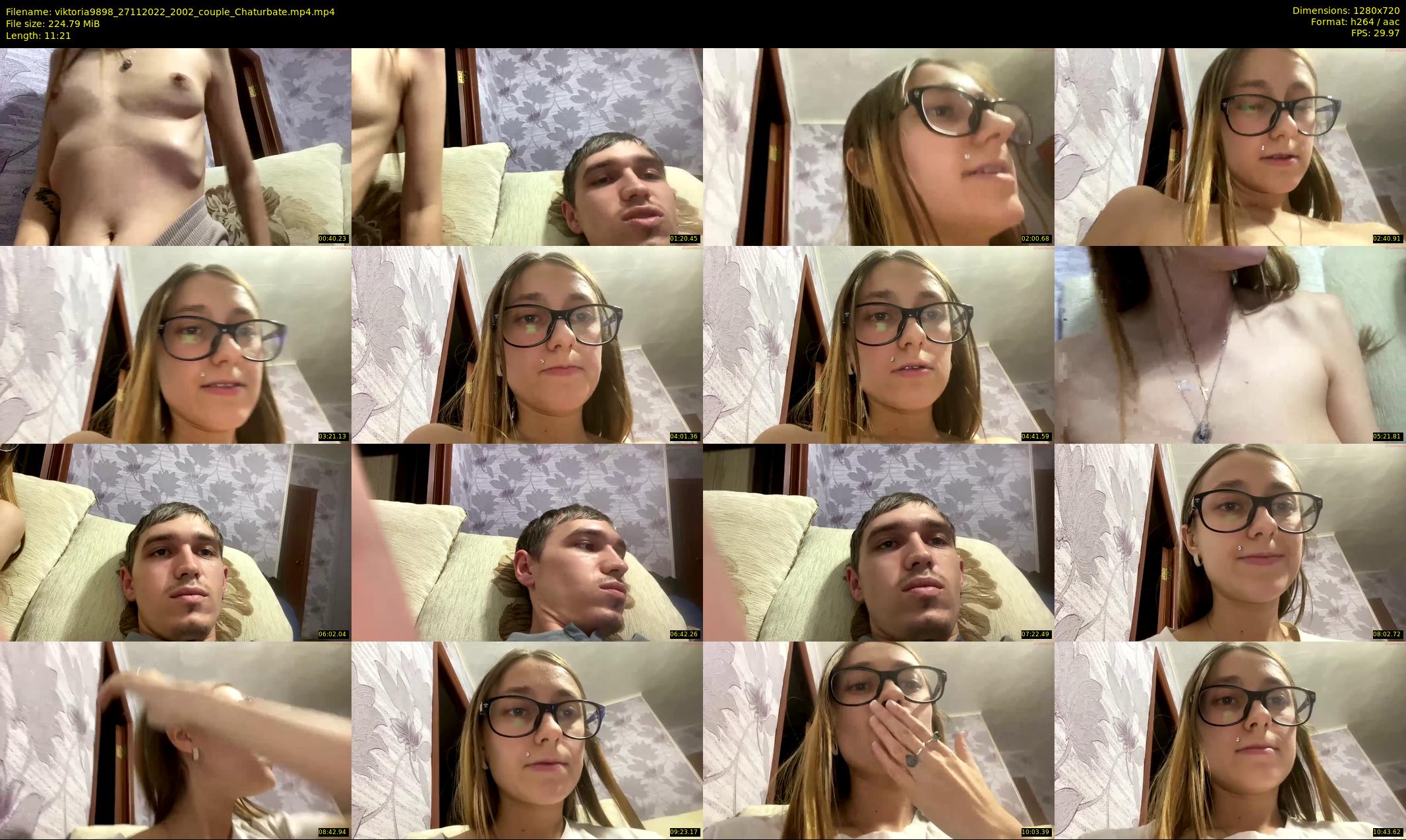 viktoria9898 — 12 minute Chaturbate couple cam show recording, 720p, Nov 27, 2022