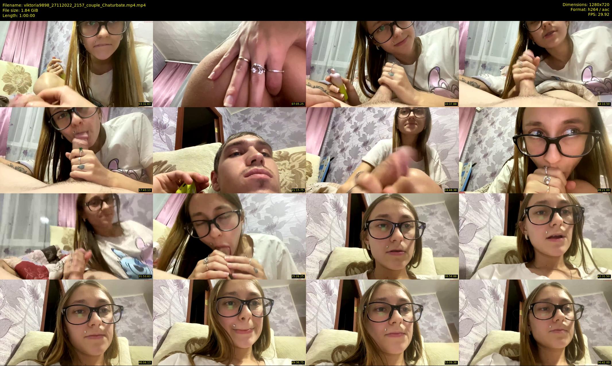 viktoria9898 — 60 minute Chaturbate couple cam show recording, 720p, Nov 27, 2022