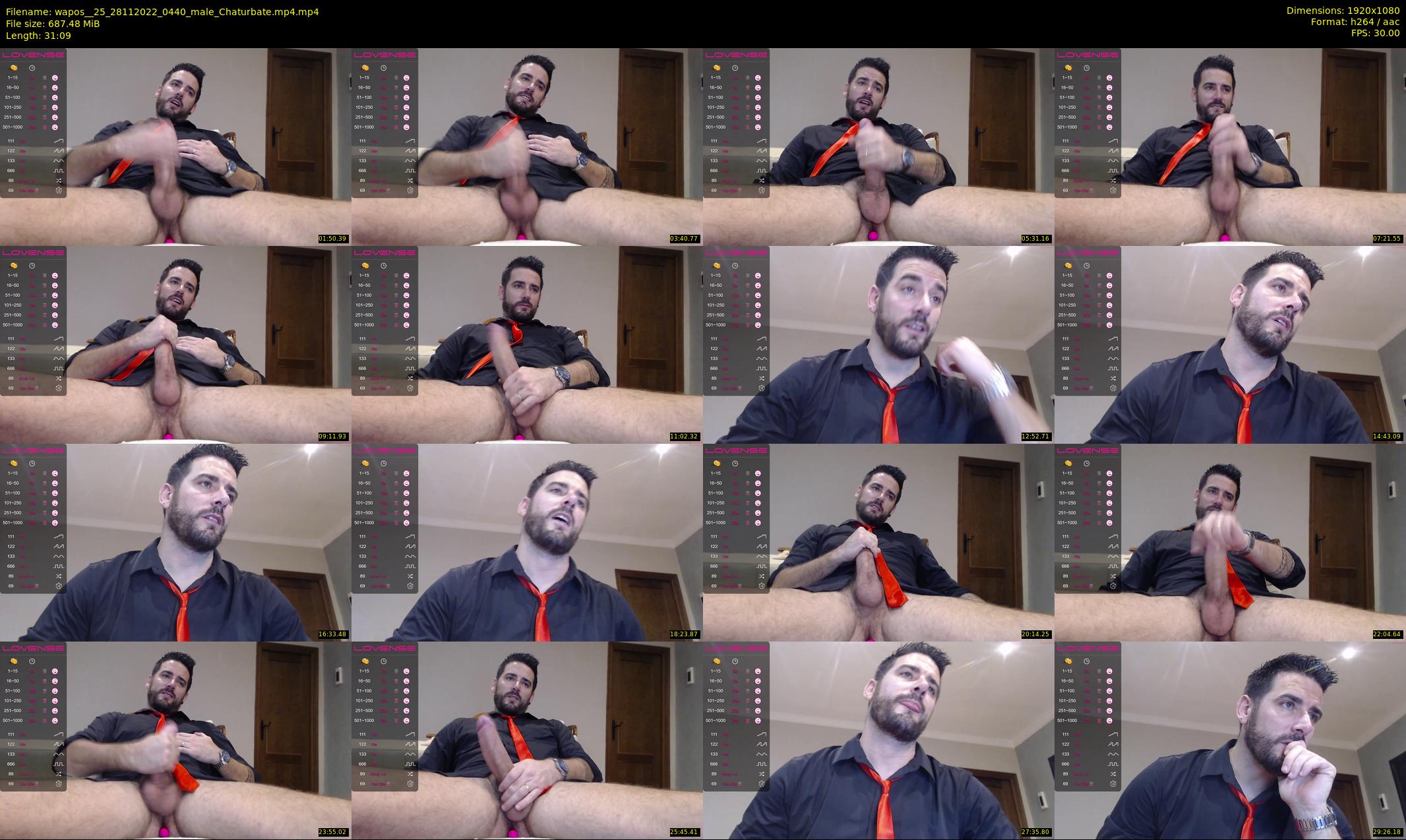 wapos__25 — 32 minute Chaturbate male cam show recording, 1080p, Nov 28, 2022