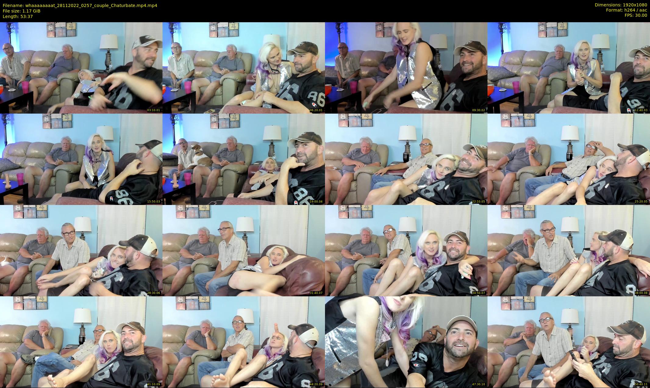 whaaaaaaaat — 54 minute Chaturbate couple cam show recording, 1080p, Nov 28, 2022