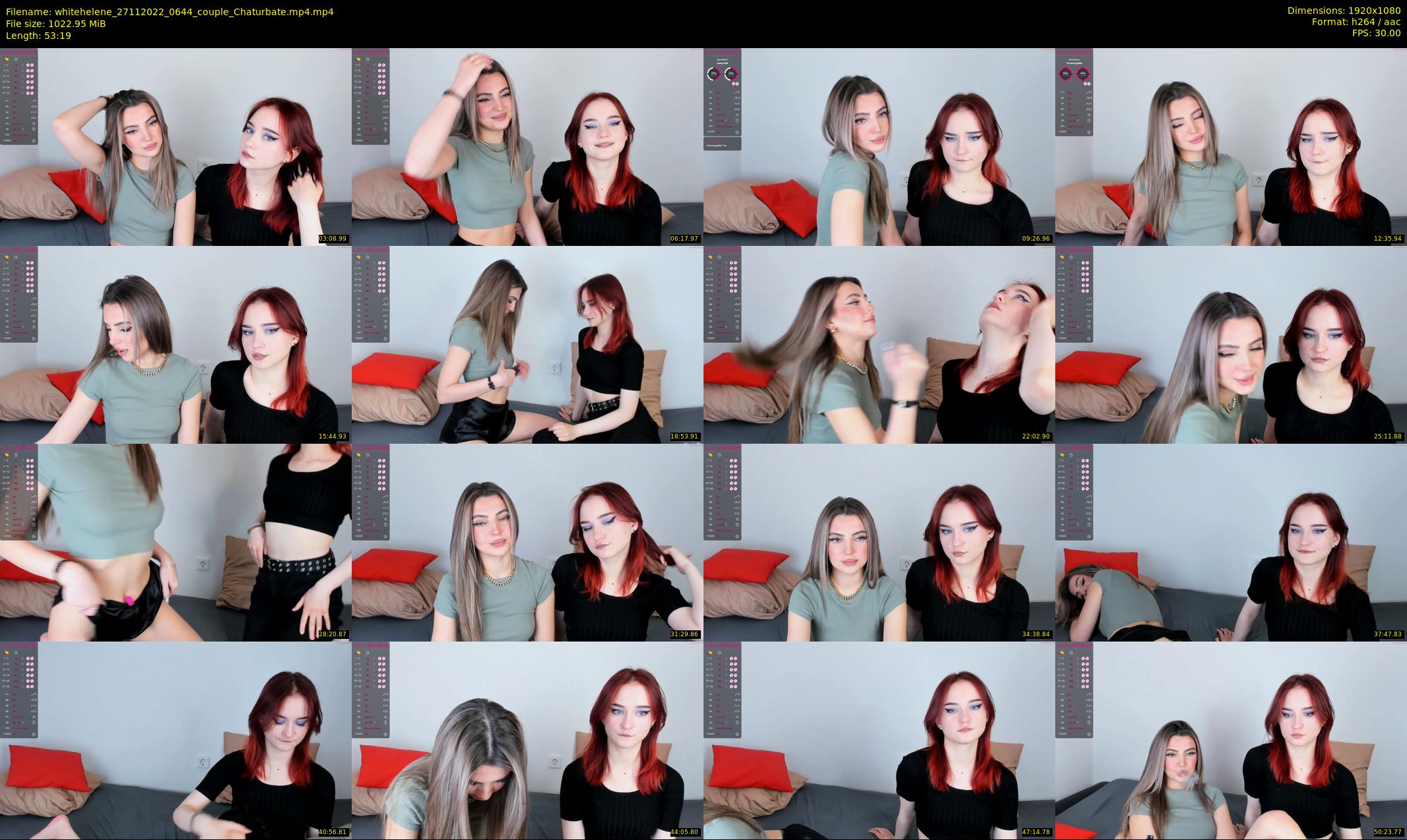whitehelene — 54 minute Chaturbate female cam show recording, 1080p, Nov 27, 2022