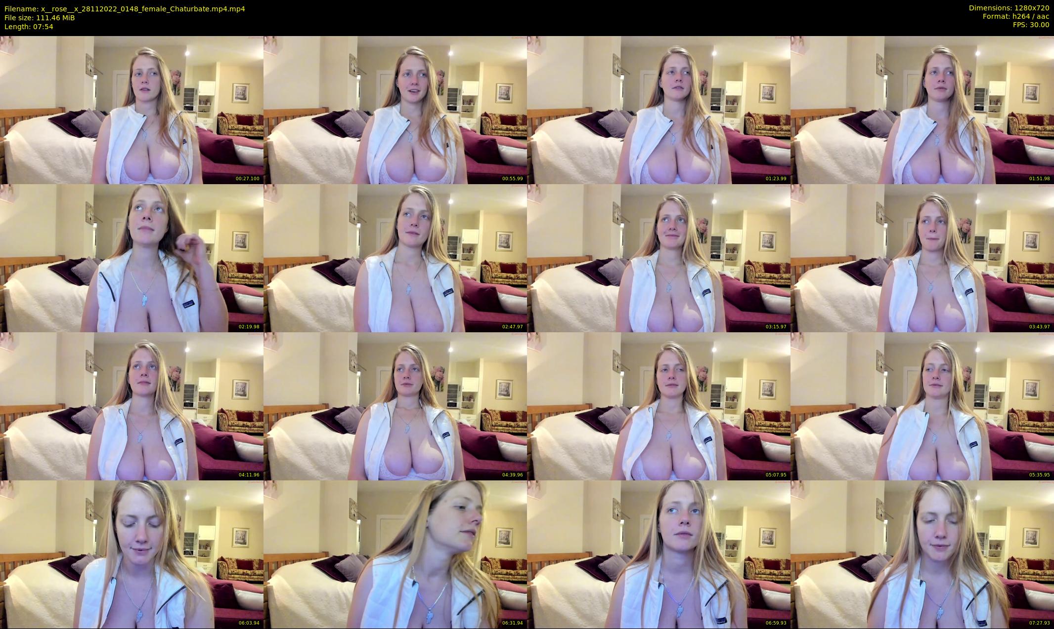 x__rose__x — 8 minute Chaturbate female cam show recording, 720p, Nov 28, 2022