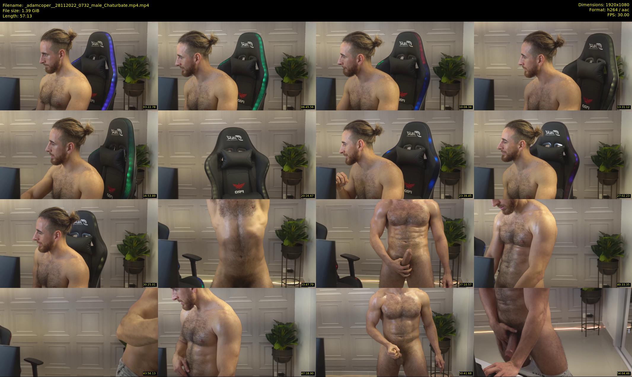 _adamcoper_ — 58 minute Chaturbate male cam show recording, 1080p, Nov 28, 2022