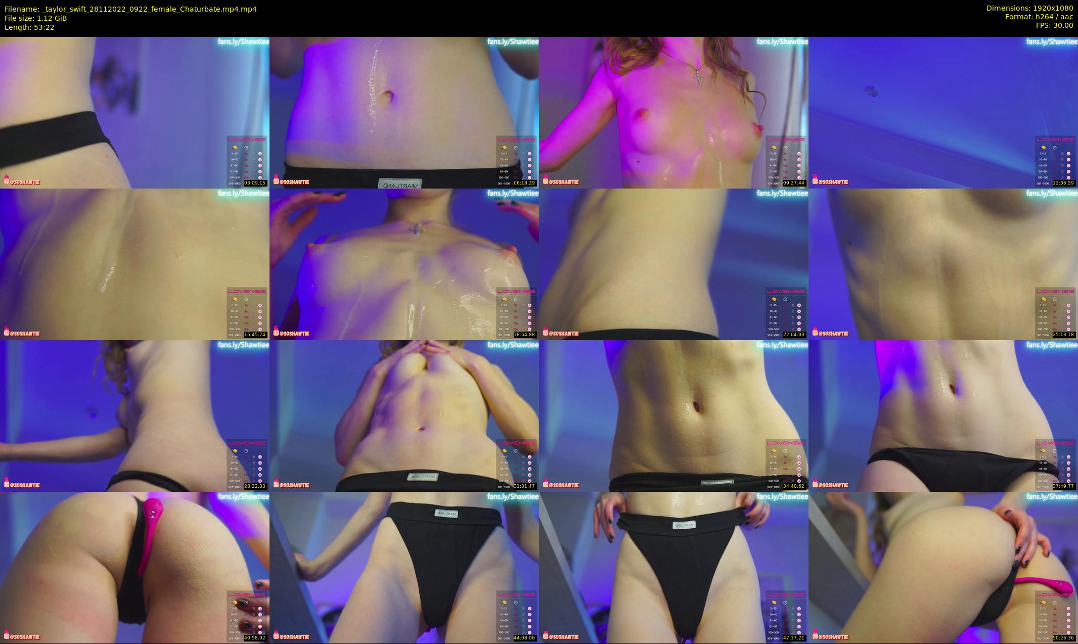 _taylor_swift — 54 minute Chaturbate female cam show recording, 1080p, Nov 28, 2022