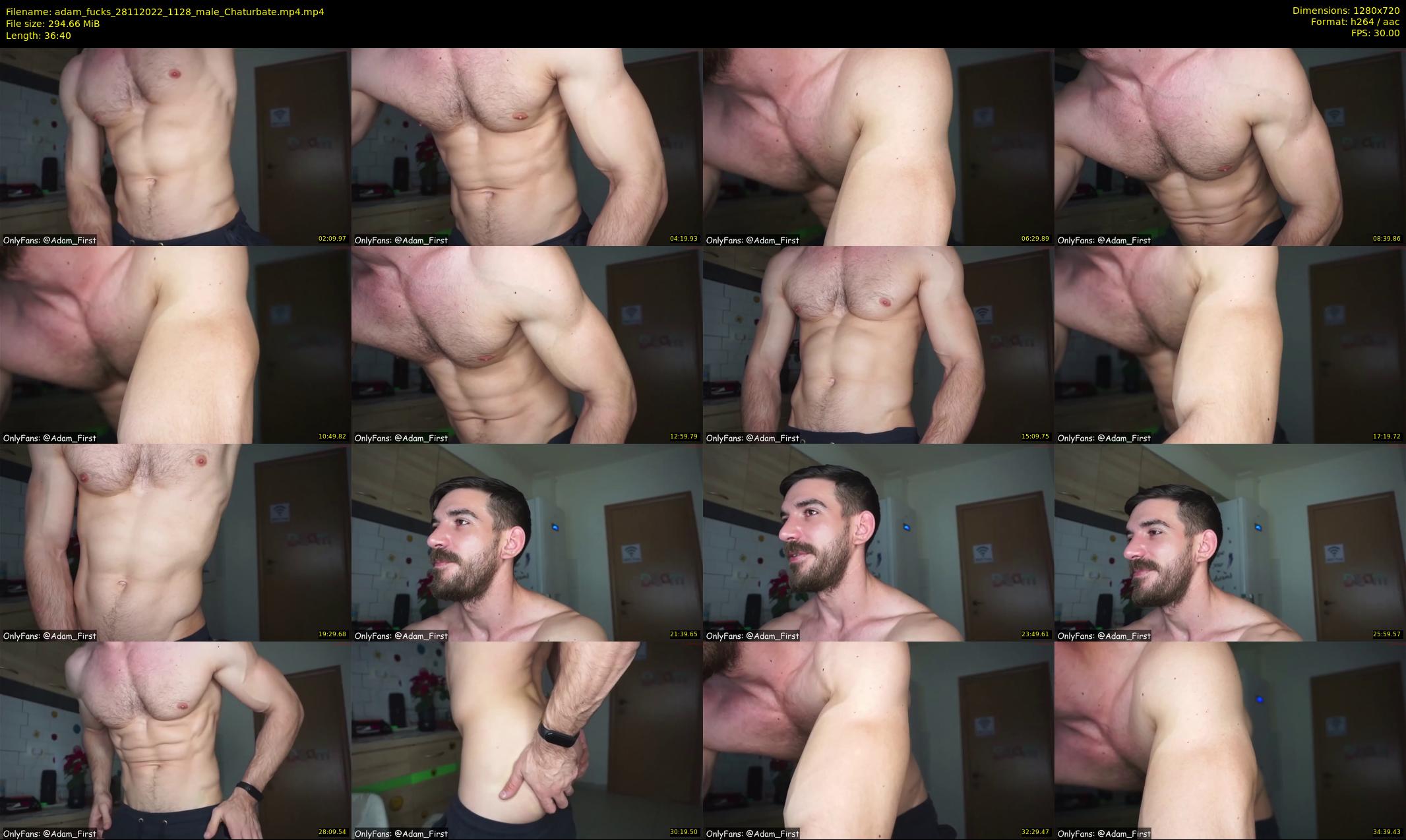 adam_fucks — 37 minute Chaturbate male cam show recording, 720p, Nov 28, 2022