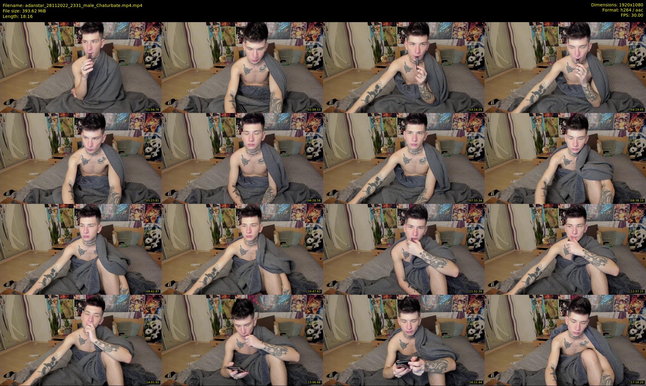 adanstar — 19 minute Chaturbate male cam show recording, 1080p, Nov 28, 2022