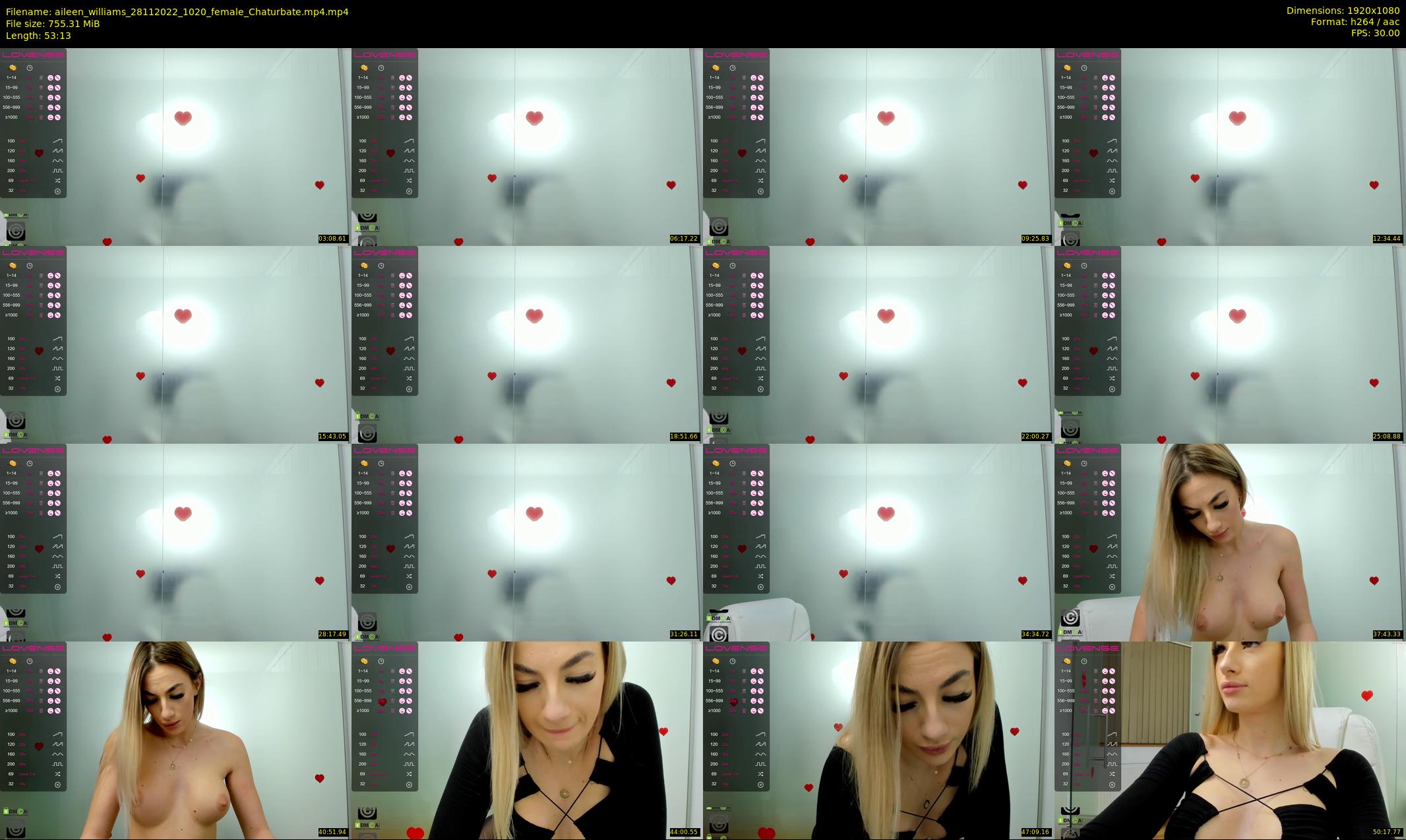 aileen_williams — 54 minute Chaturbate female cam show recording, 1080p, Nov 28, 2022