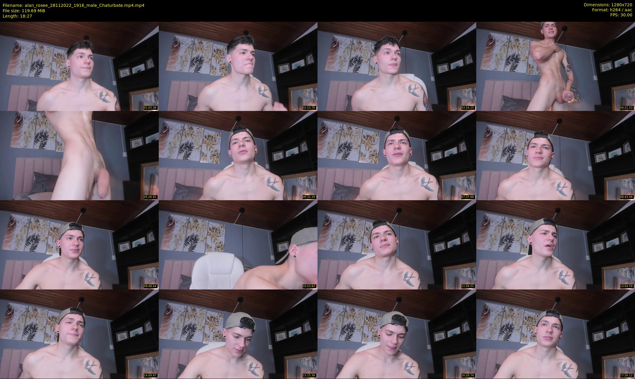 alan_rosee — 19 minute Chaturbate male cam show recording, 720p, Nov 28, 2022
