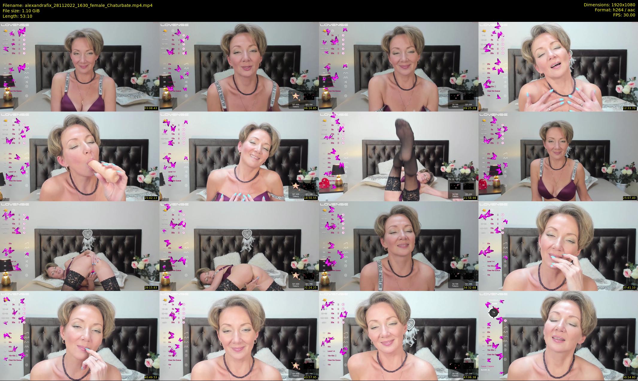 alexandrafix — 54 minute Chaturbate female cam show recording, 1080p, Nov 28, 2022