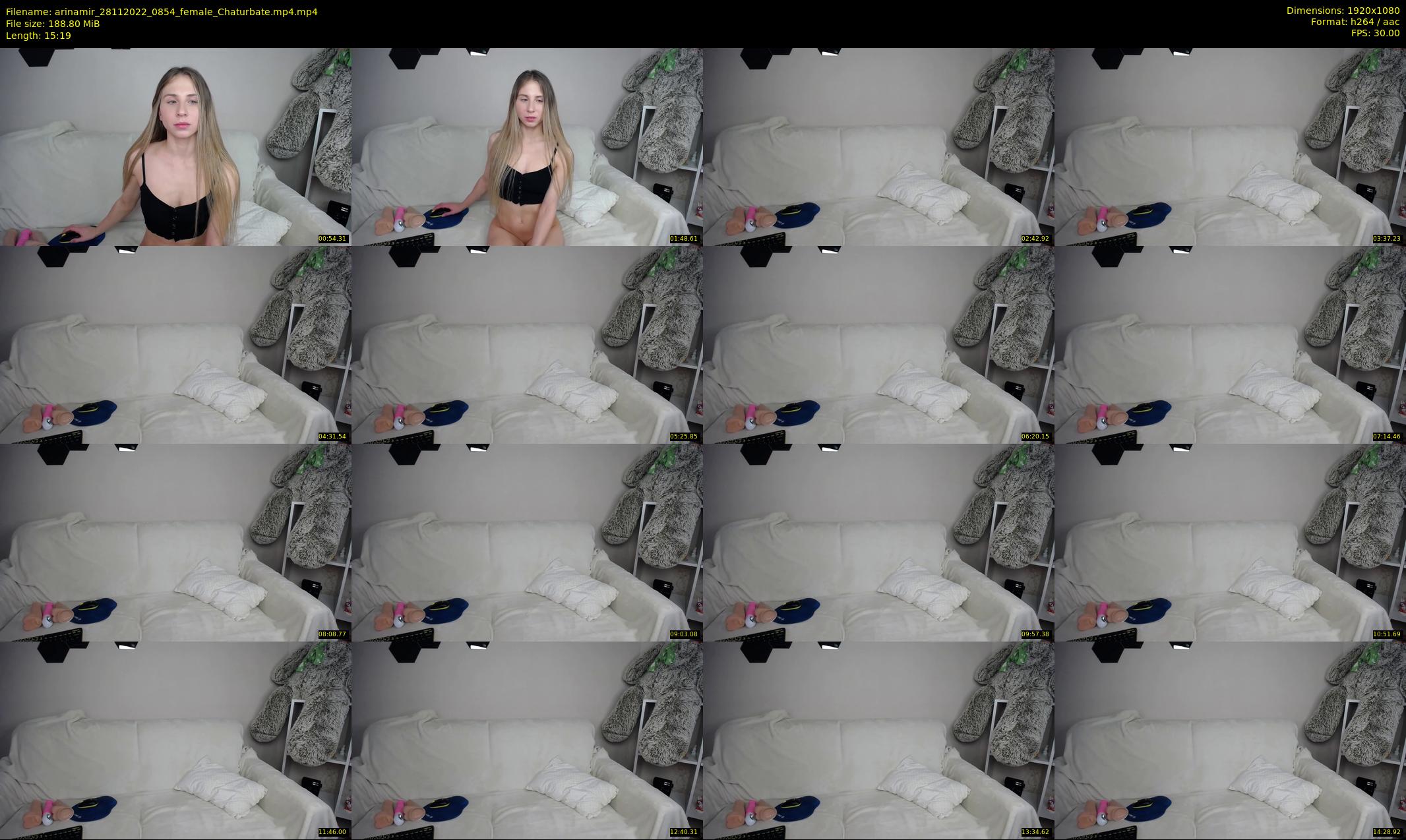 arinamir — 16 minute Chaturbate female cam show recording, 1080p, Nov 28, 2022