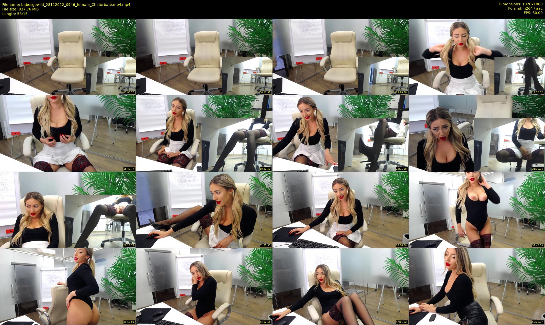 babesgowild — 54 minute Chaturbate couple cam show recording, 1080p, Nov 28, 2022