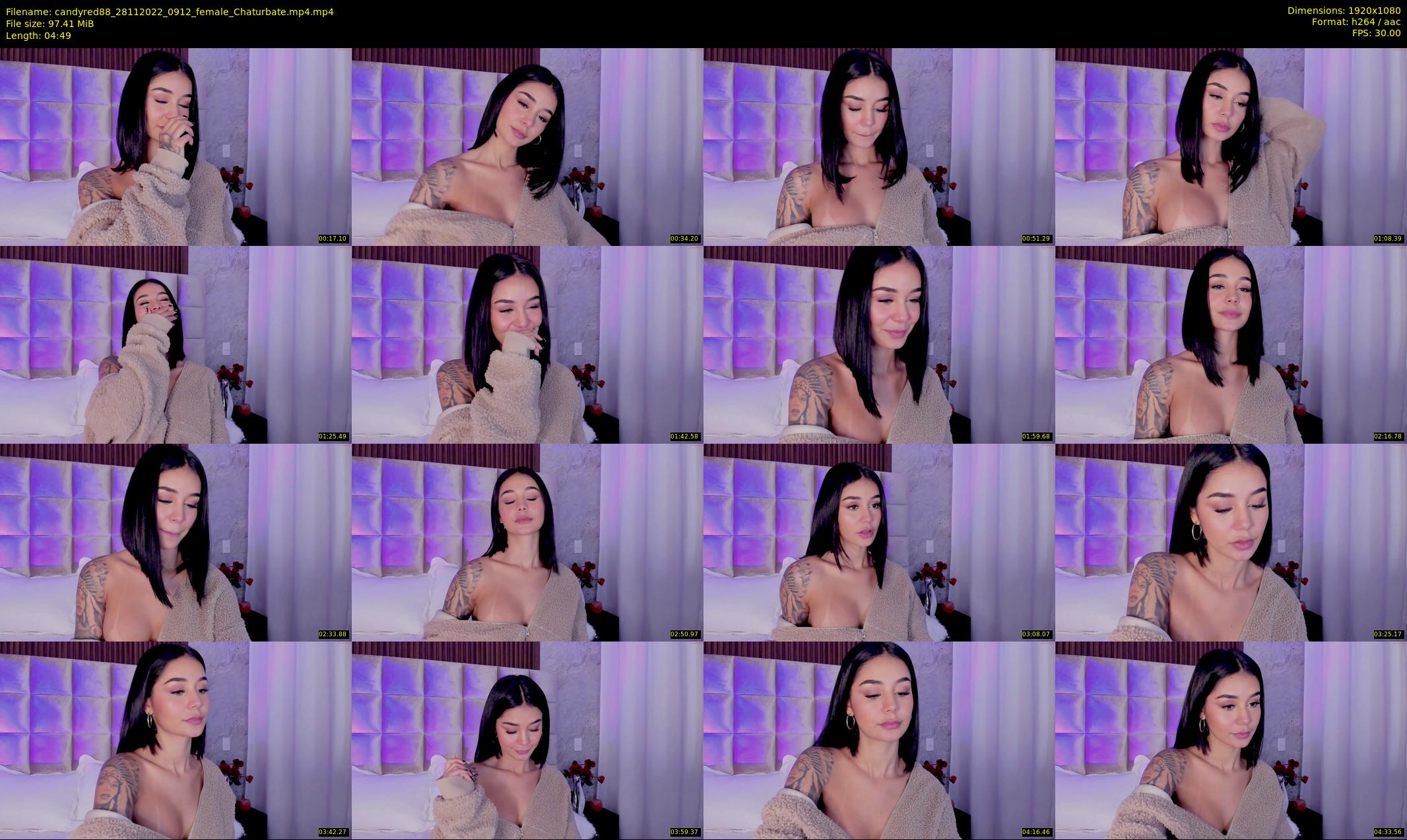 candyred88 — 5 minute Chaturbate female cam show recording, 1080p, Nov 28, 2022