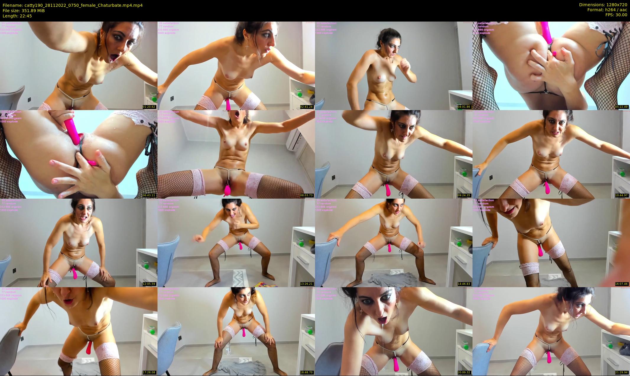 catty190 — 23 minute Chaturbate female cam show recording, 720p, Nov 28, 2022
