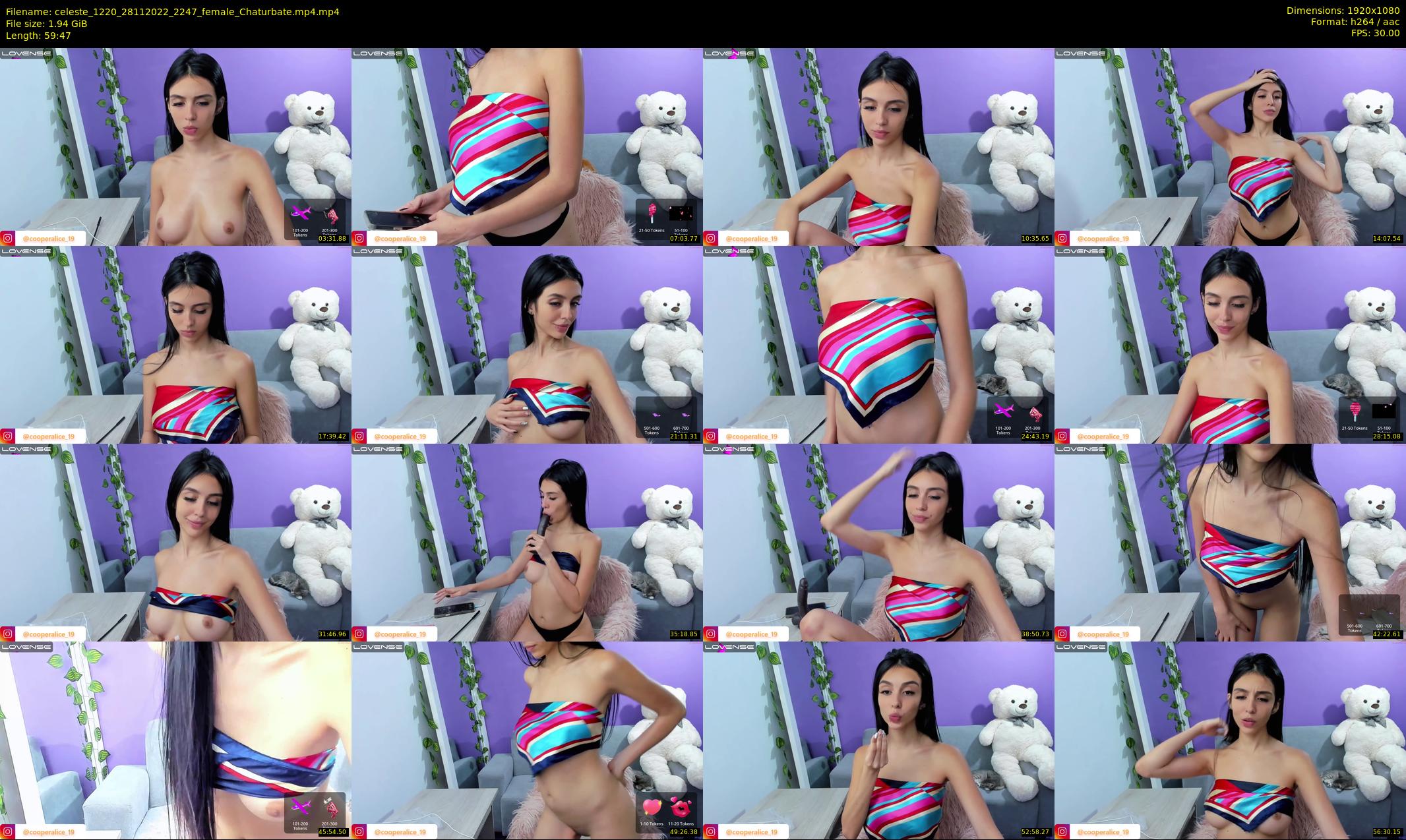 celeste_1220 — 60 minute Chaturbate female cam show recording, 1080p, Nov 28, 2022