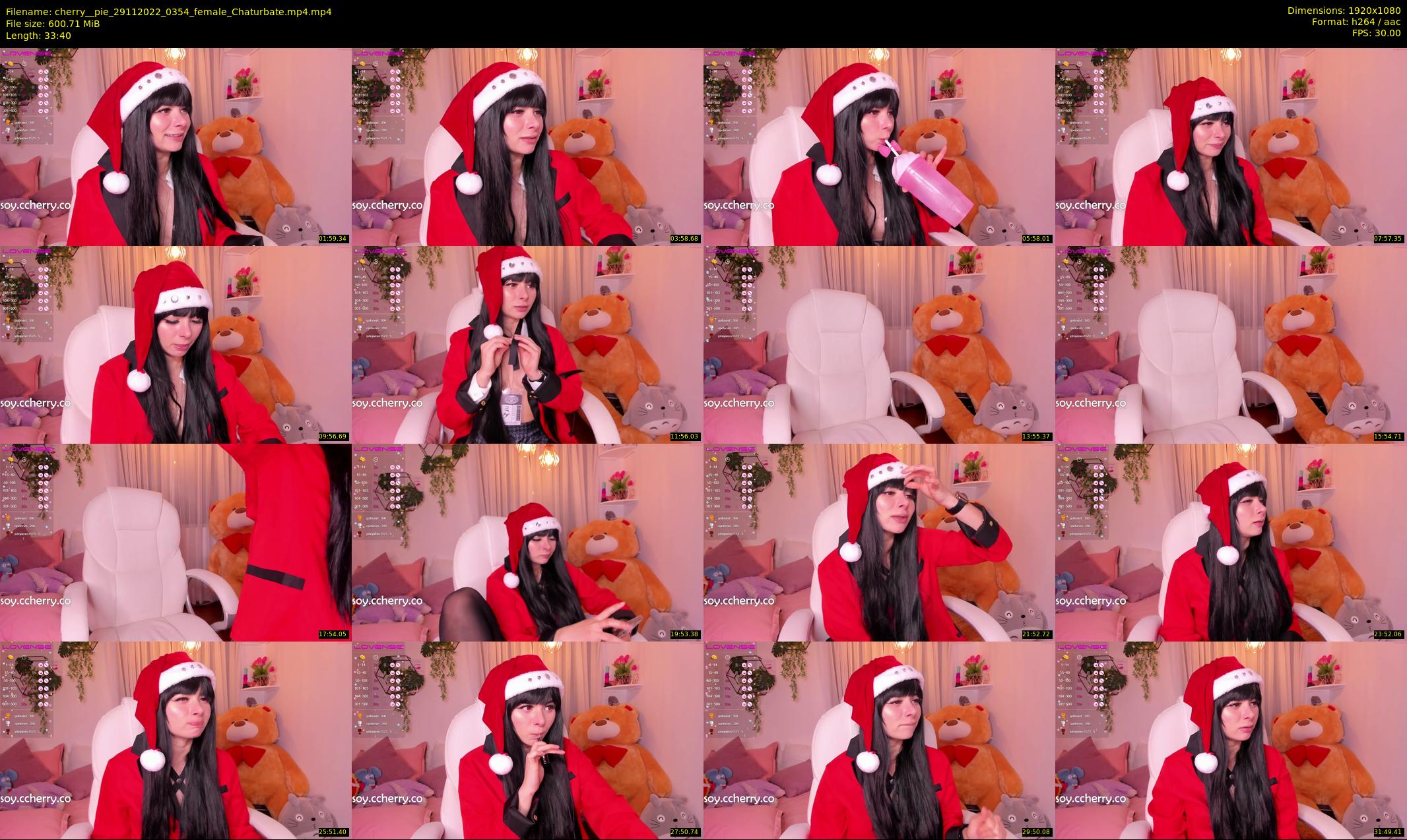 cherry__pie — 34 minute Chaturbate female cam show recording, 1080p, Nov 29, 2022