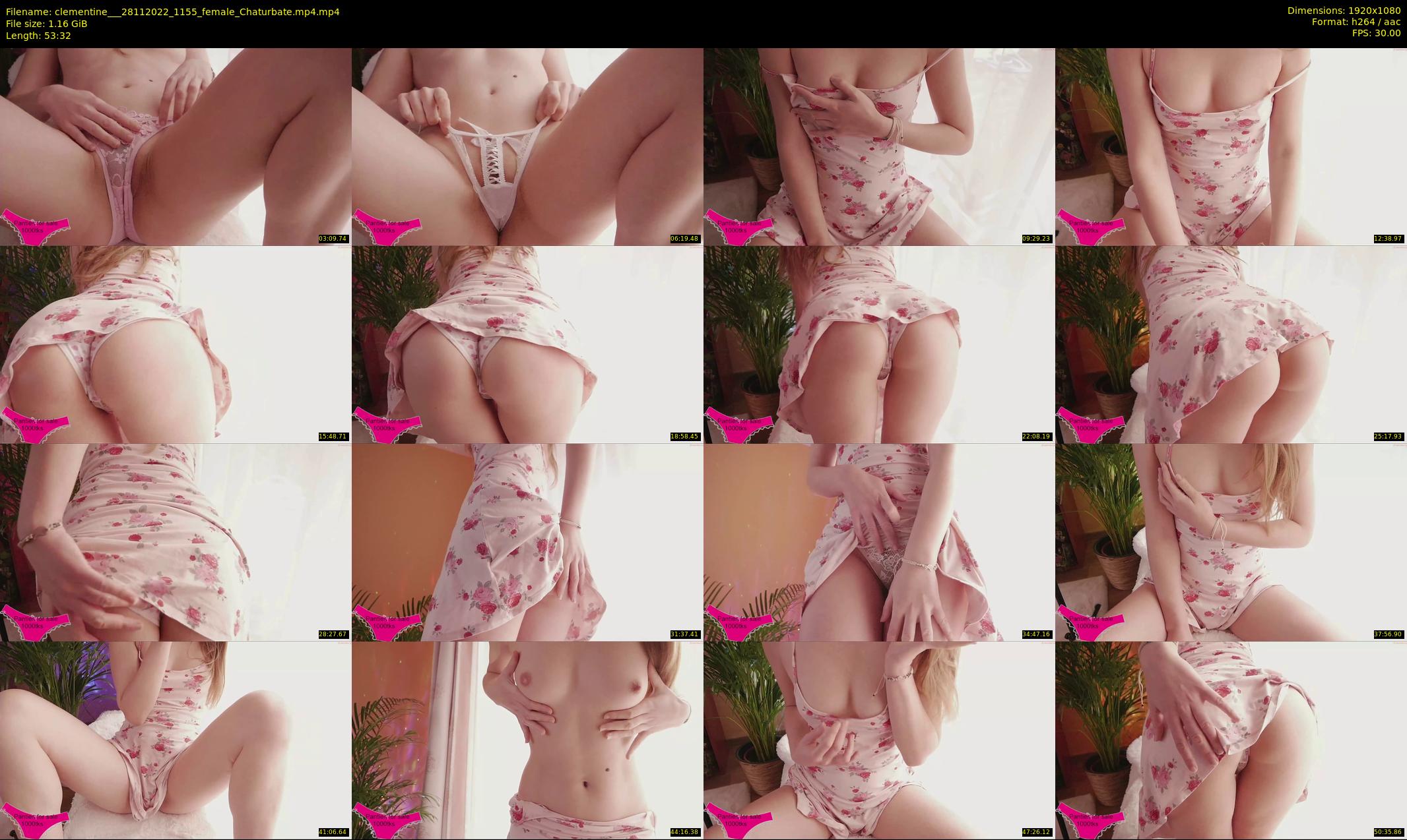 clementine__ — 54 minute Chaturbate female cam show recording, 1080p, Nov 28, 2022