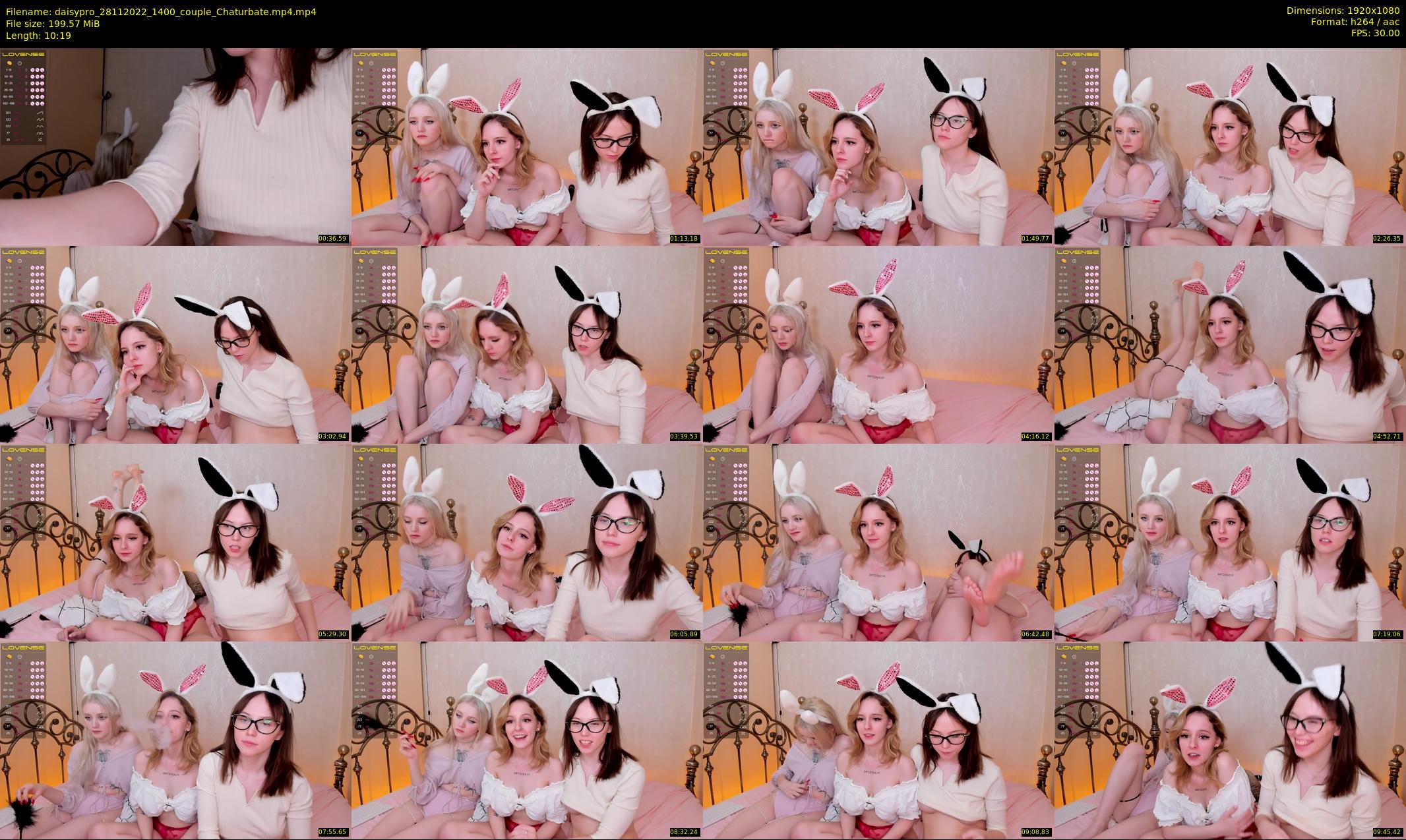 daisypro — 11 minute Chaturbate couple cam show recording, 1080p, Nov 28, 2022
