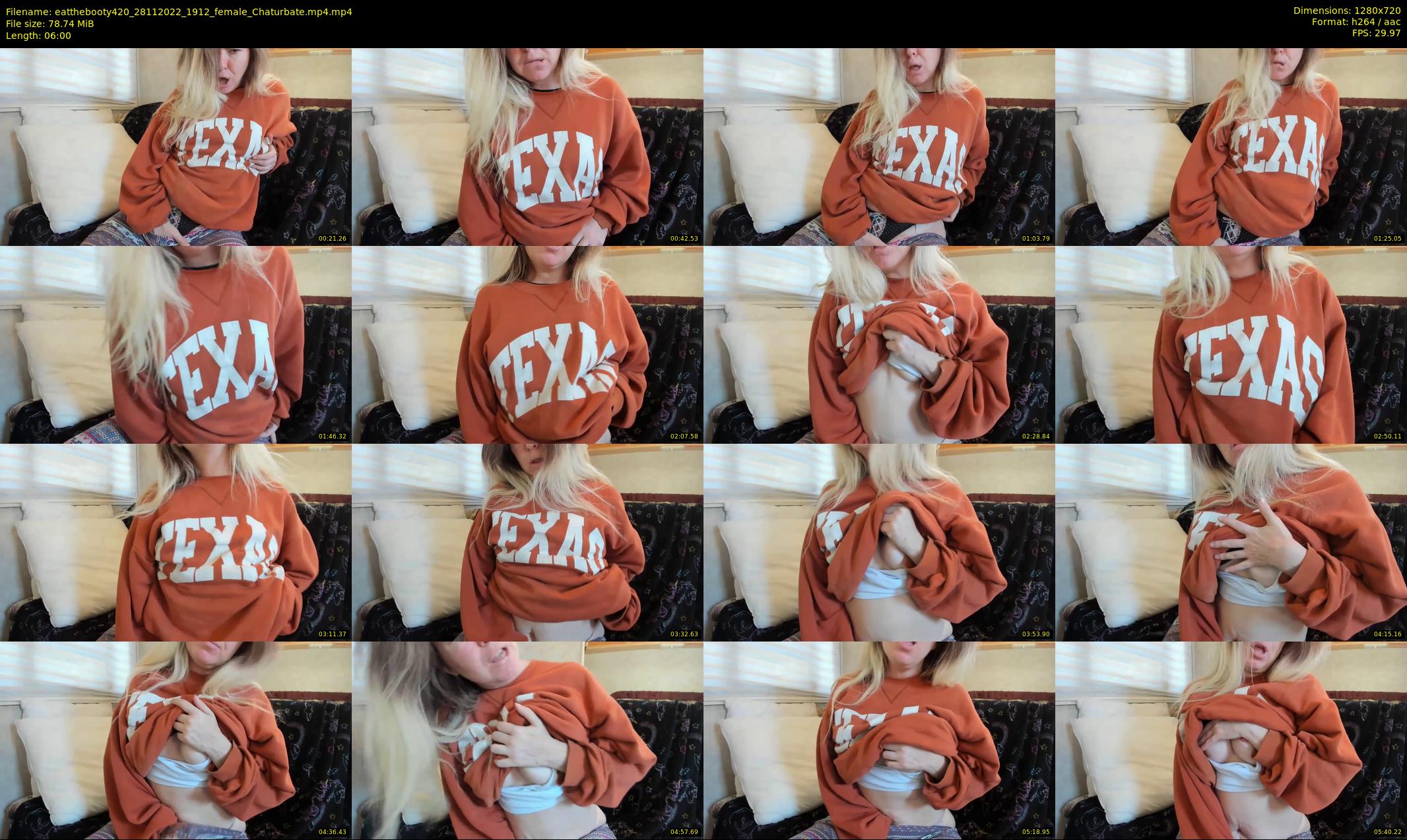eatthebooty420 — 6 minute Chaturbate female cam show recording, 720p, Nov 28, 2022