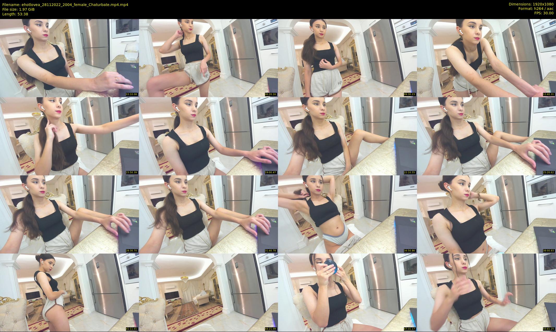 ehotlovea — 54 minute Chaturbate female cam show recording, 1080p, Nov 28, 2022
