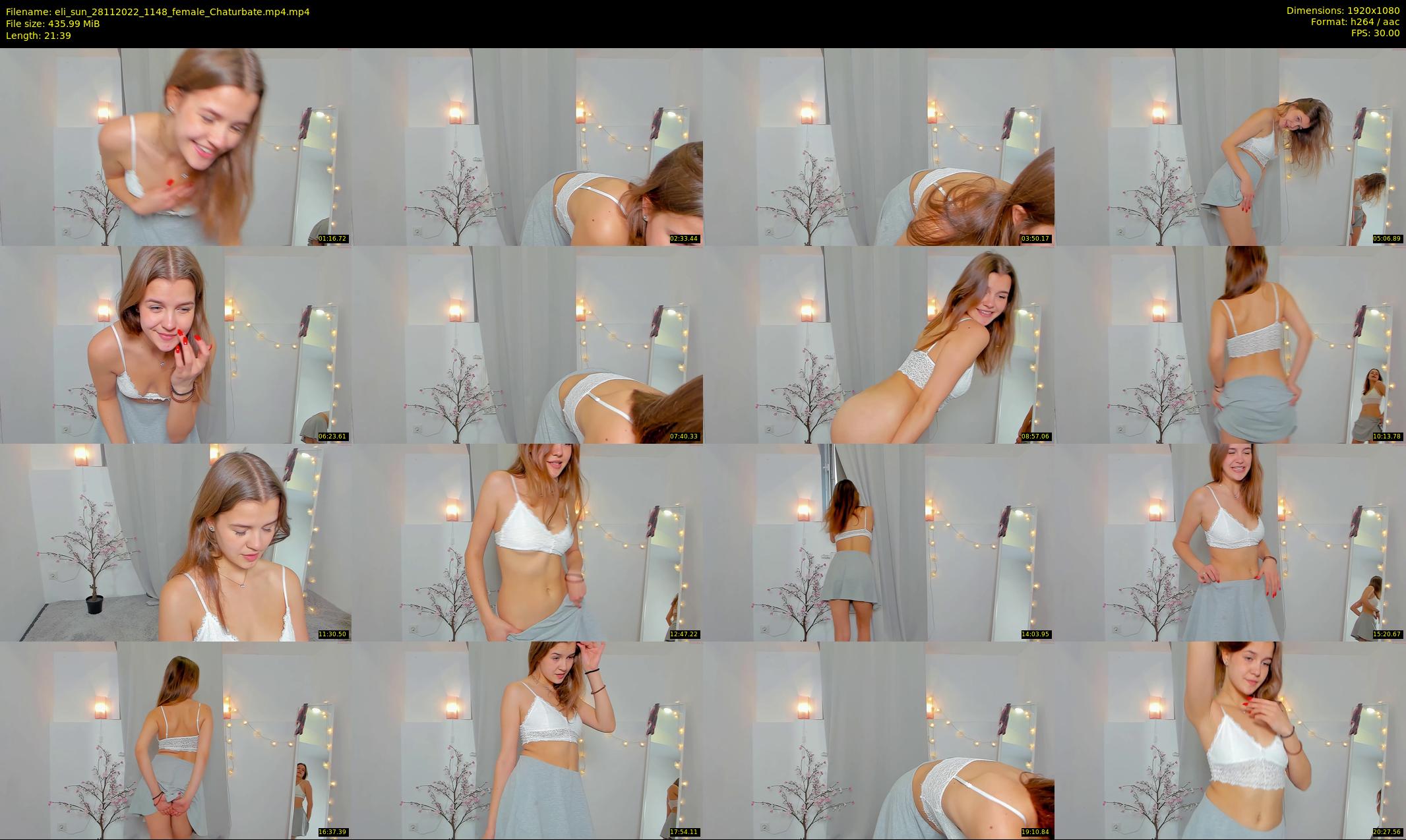 eli_sun — 22 minute Chaturbate female cam show recording, 1080p, Nov 28, 2022