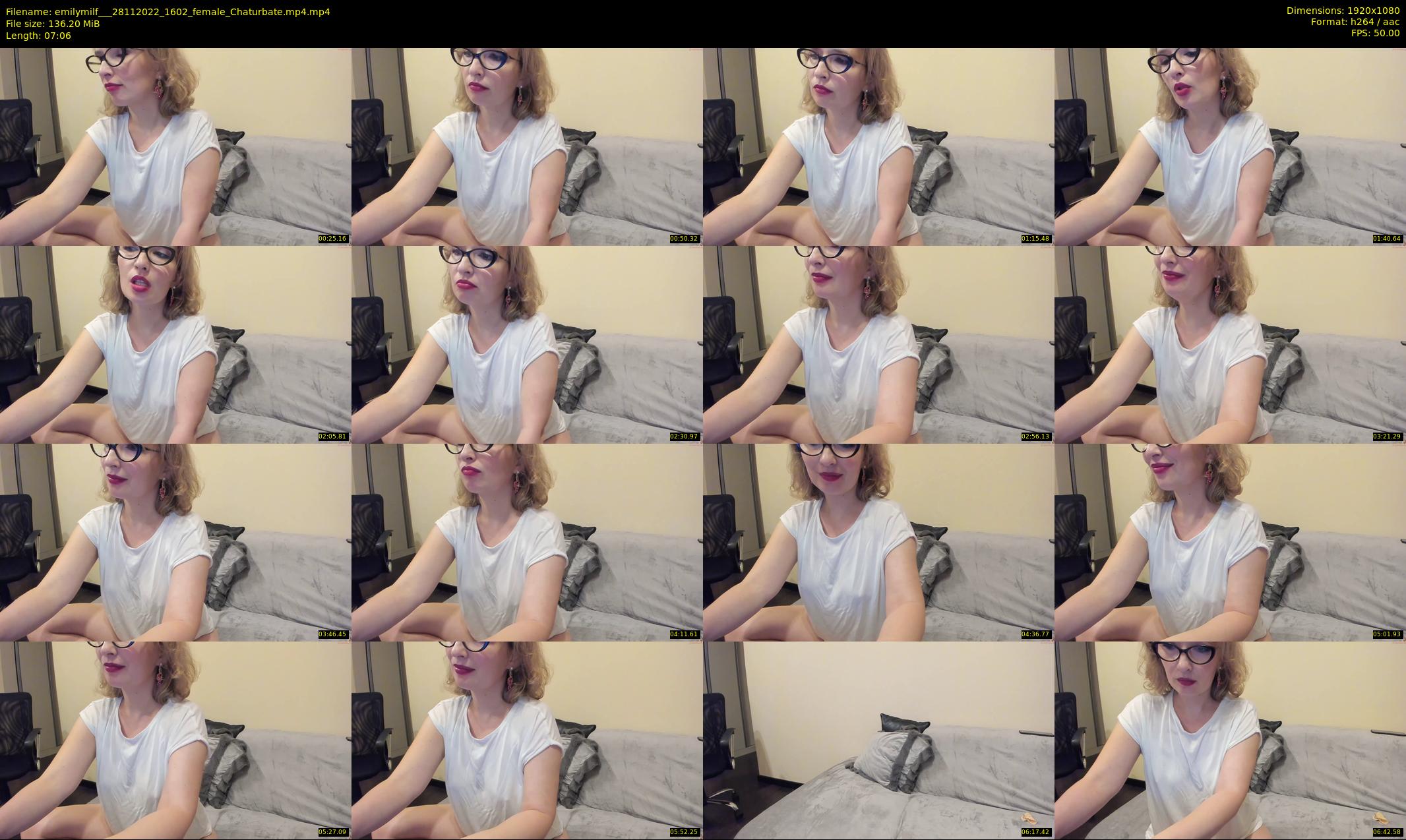 emilymilf__ — 8 minute Chaturbate female cam show recording, 1080p, Nov 28, 2022