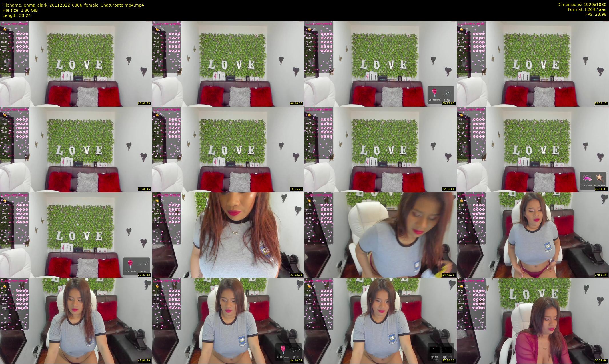 enma_clark — 54 minute Chaturbate female cam show recording, 1080p, Nov 28, 2022