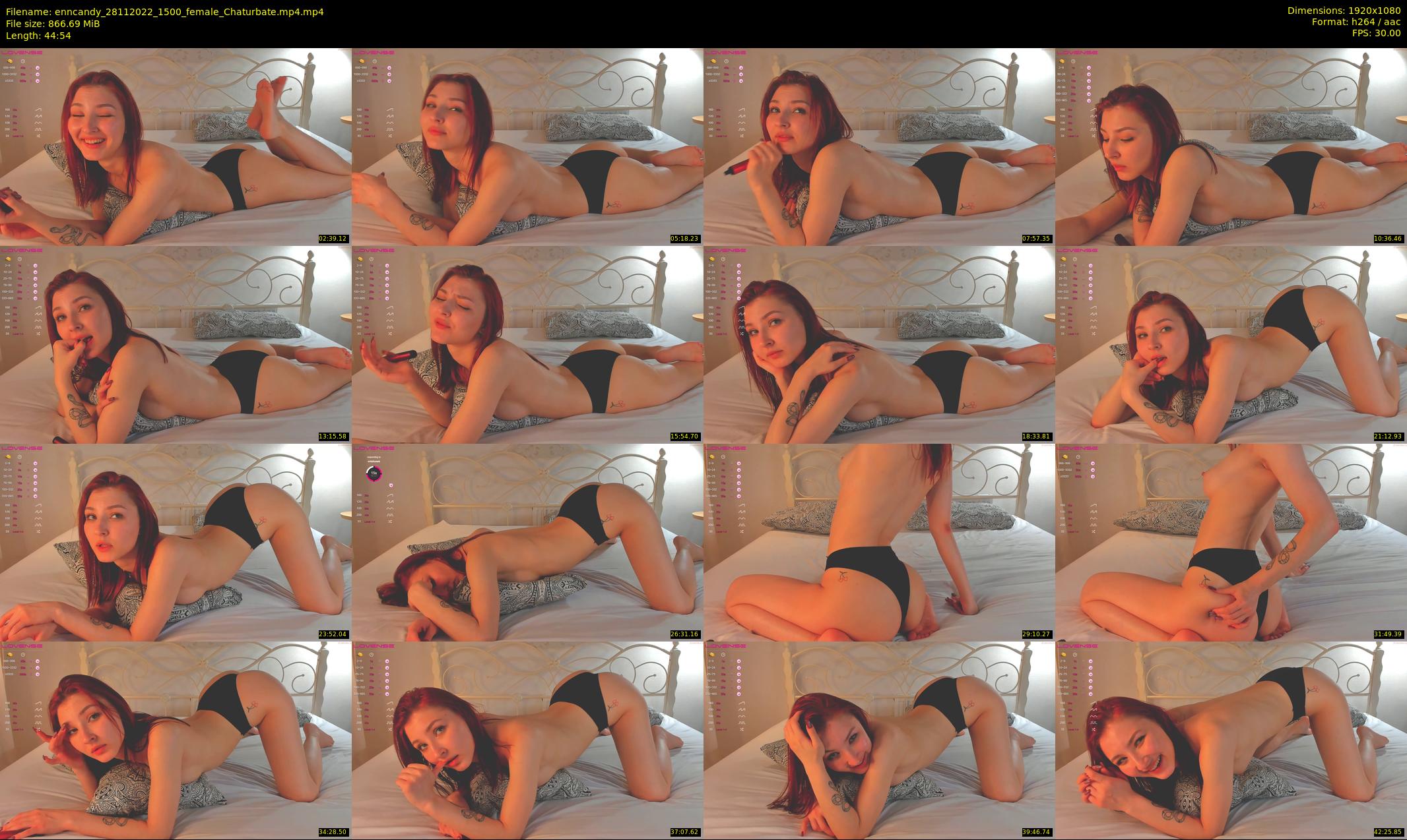 enncandy — 45 minute Chaturbate female cam show recording, 1080p, Nov 28, 2022